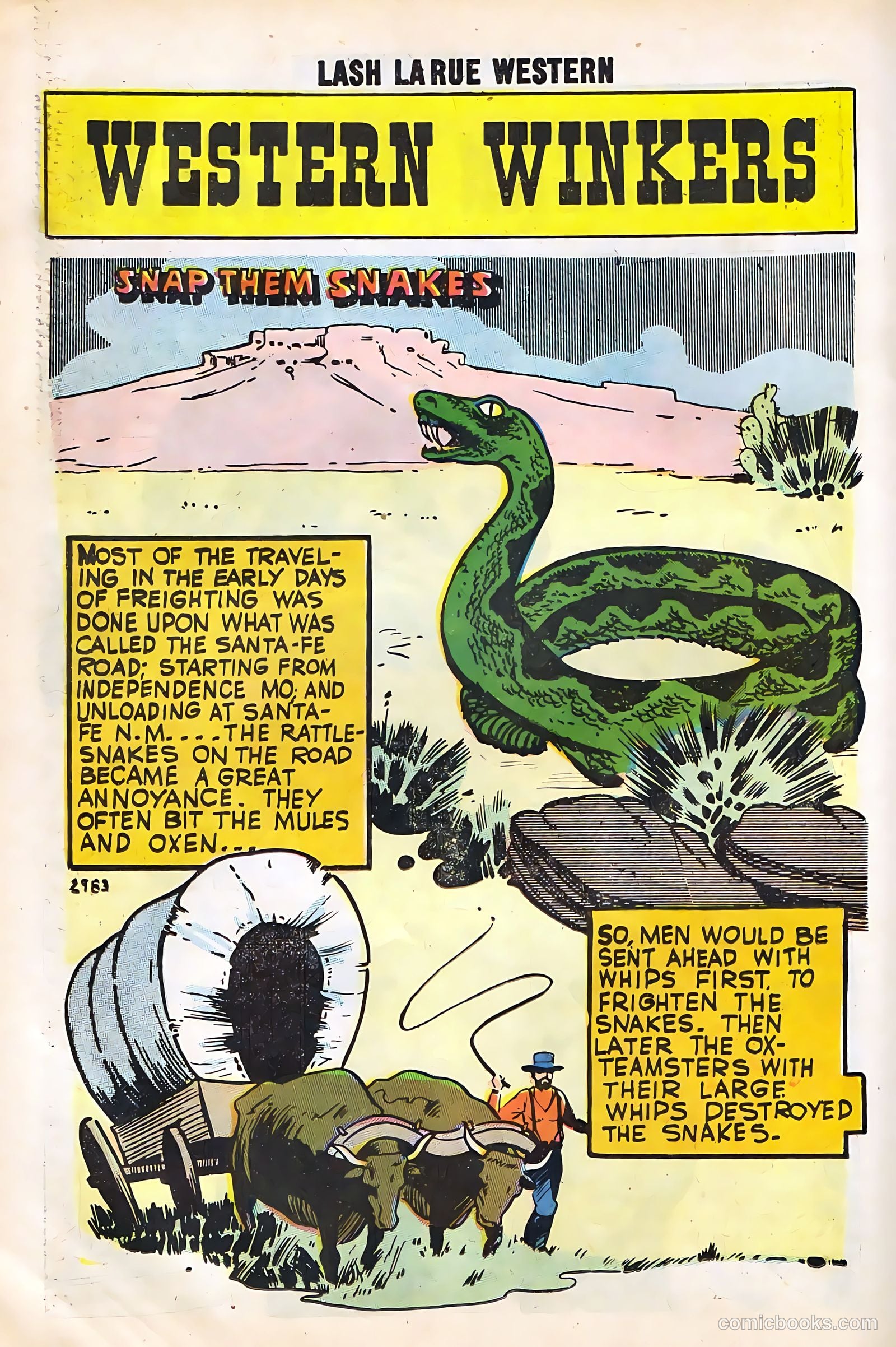 Lash La Rue Western #67 (1958) — page 50 of 68