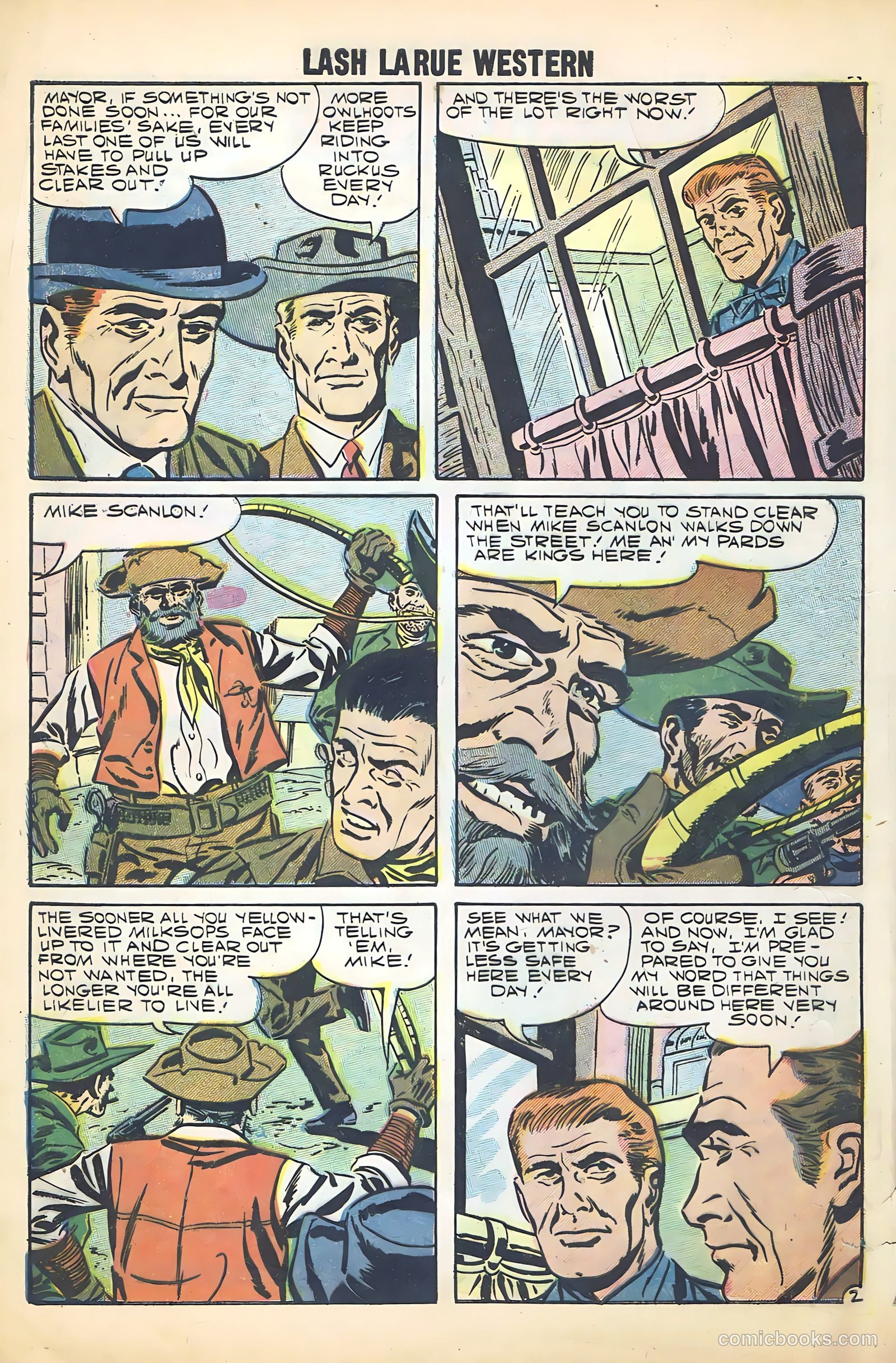 Lash La Rue Western #68 (1958) — page 4 of 68