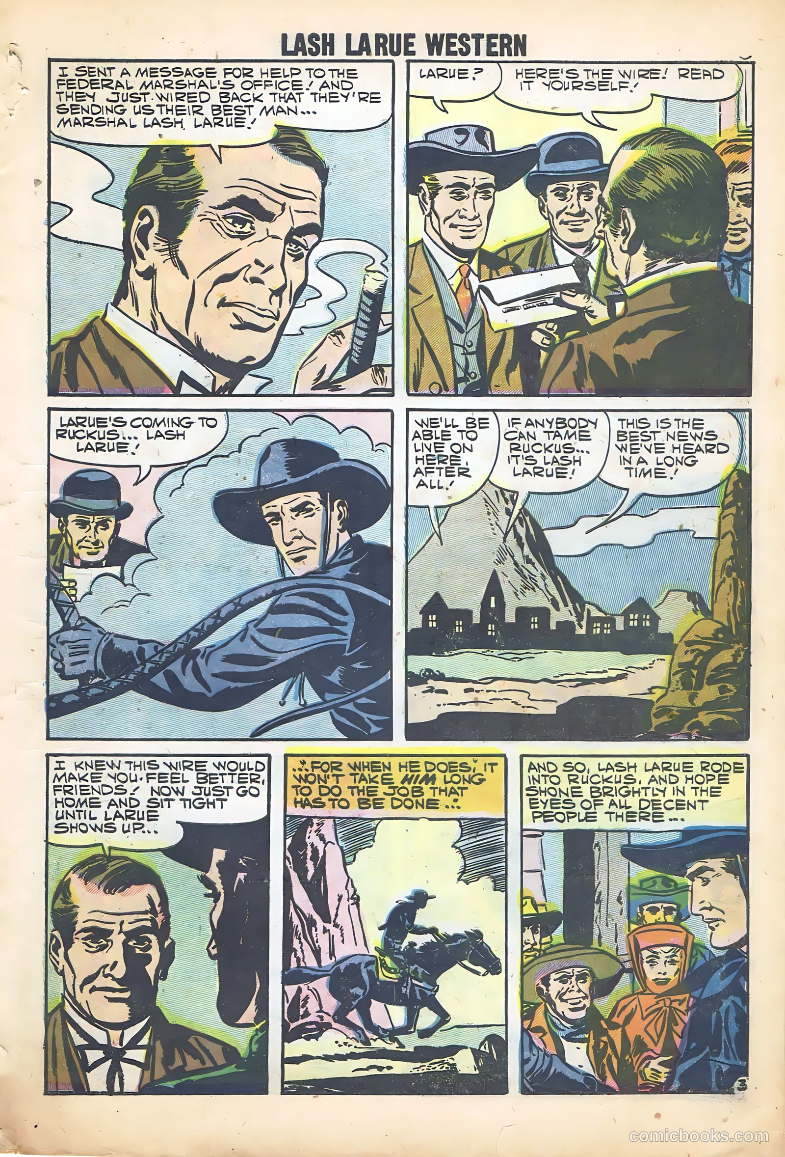 Lash La Rue Western #68 (1958) — page 5 of 68