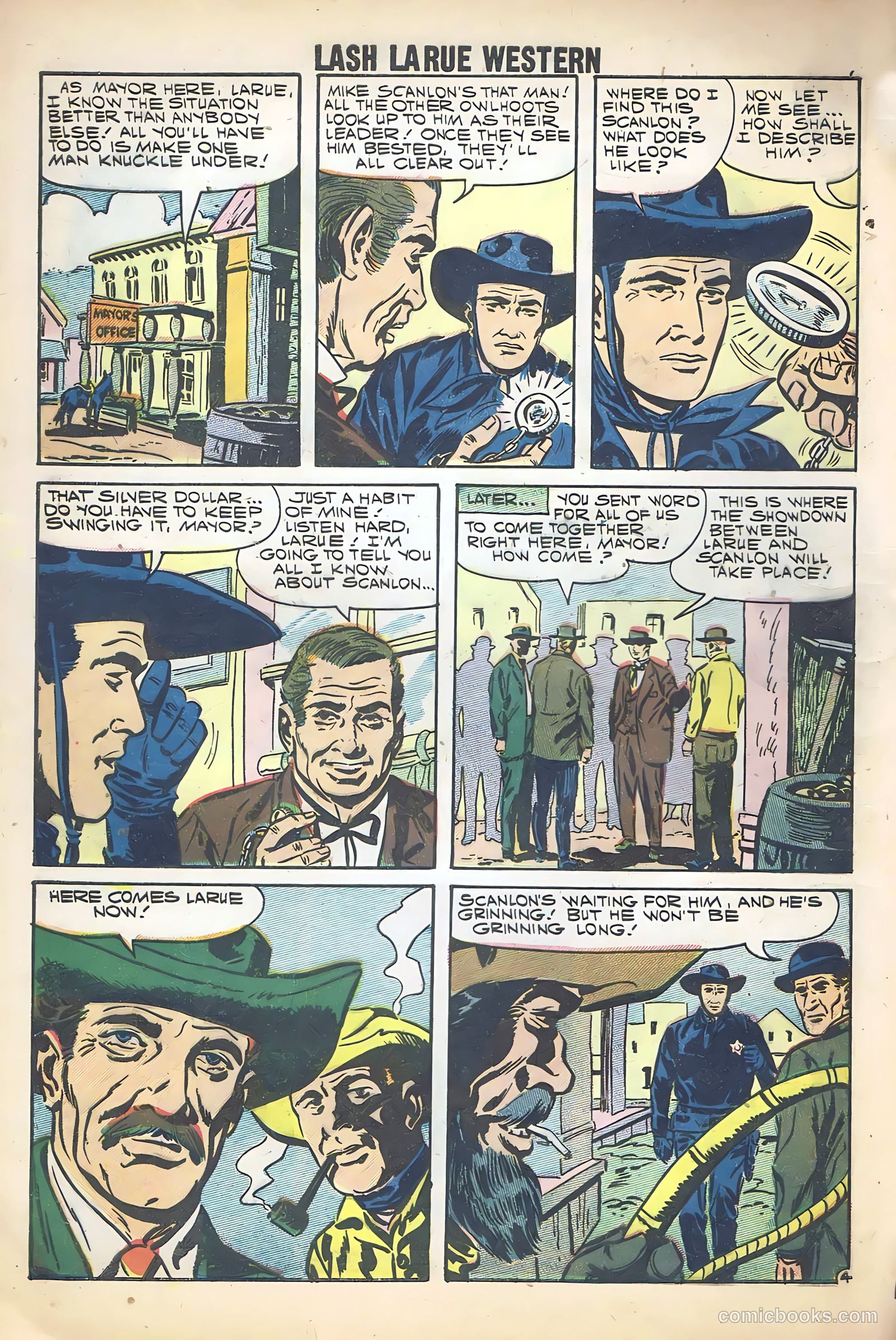 Lash La Rue Western #68 (1958) — page 6 of 68