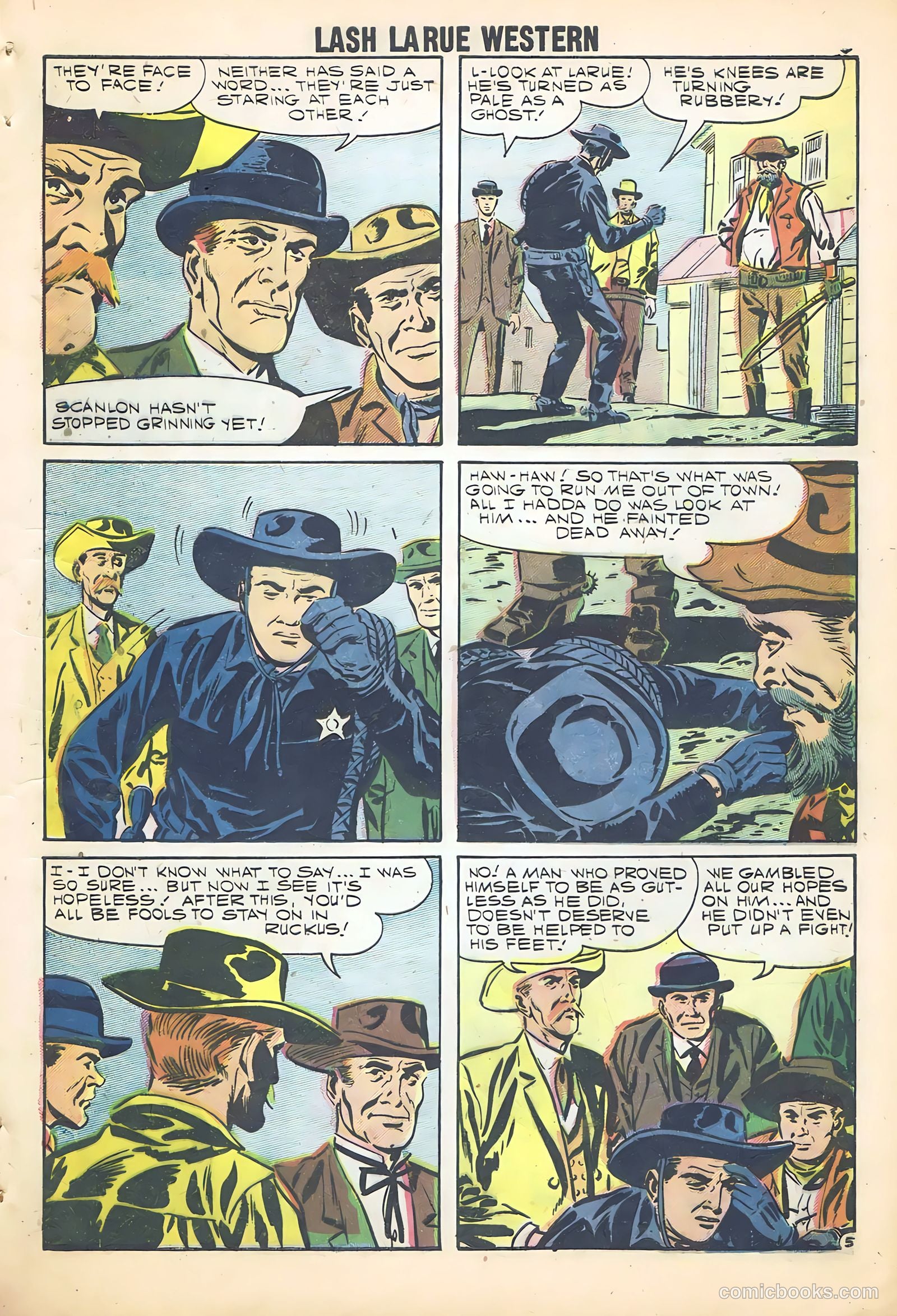 Lash La Rue Western #68 (1958) — page 7 of 68