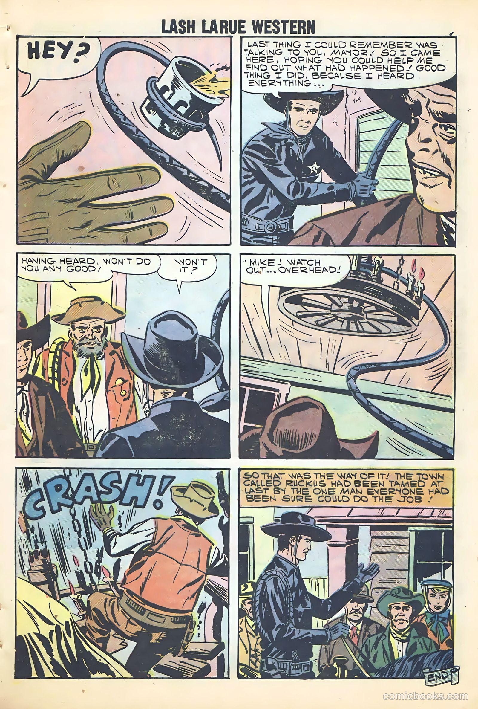 Lash La Rue Western #68 (1958) — page 9 of 68