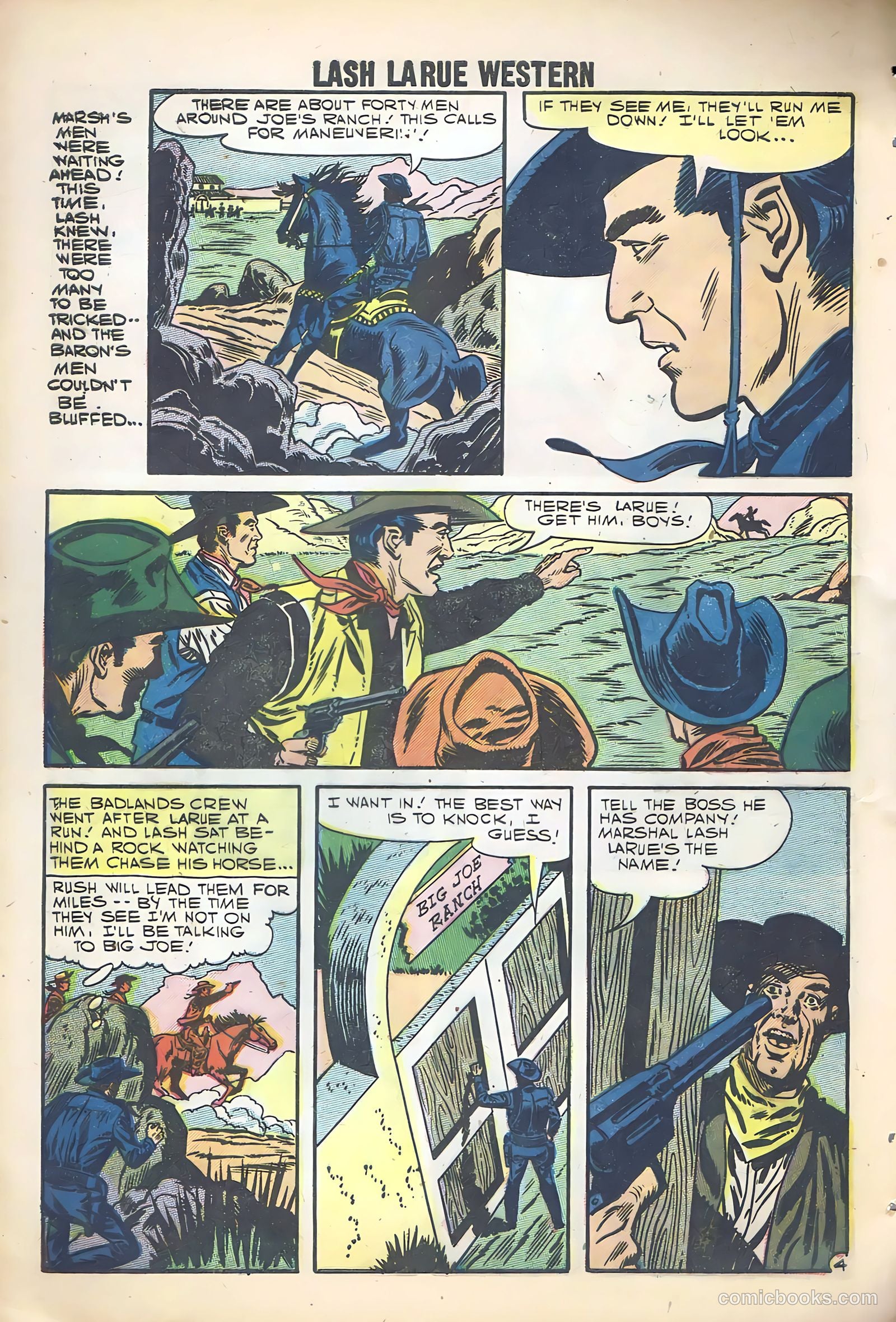 Lash La Rue Western #68 (1958) — page 14 of 68