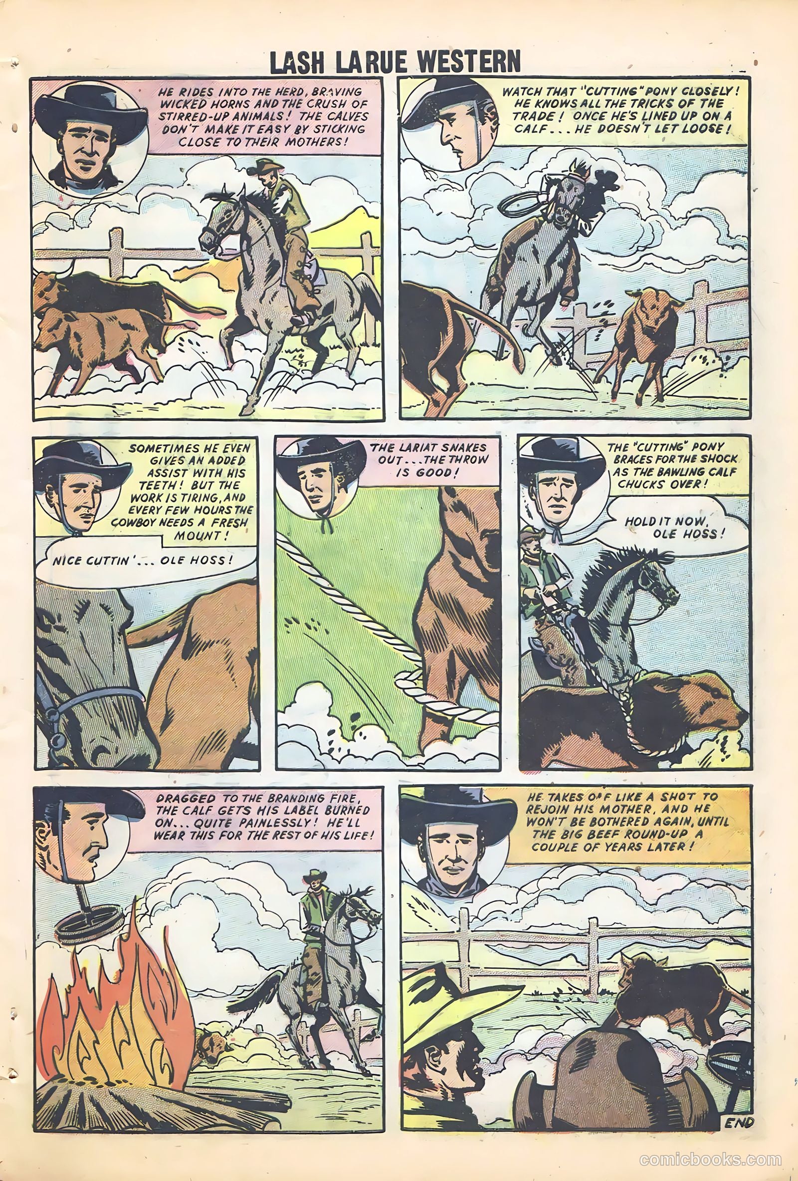 Lash La Rue Western #68 (1958) — page 17 of 68