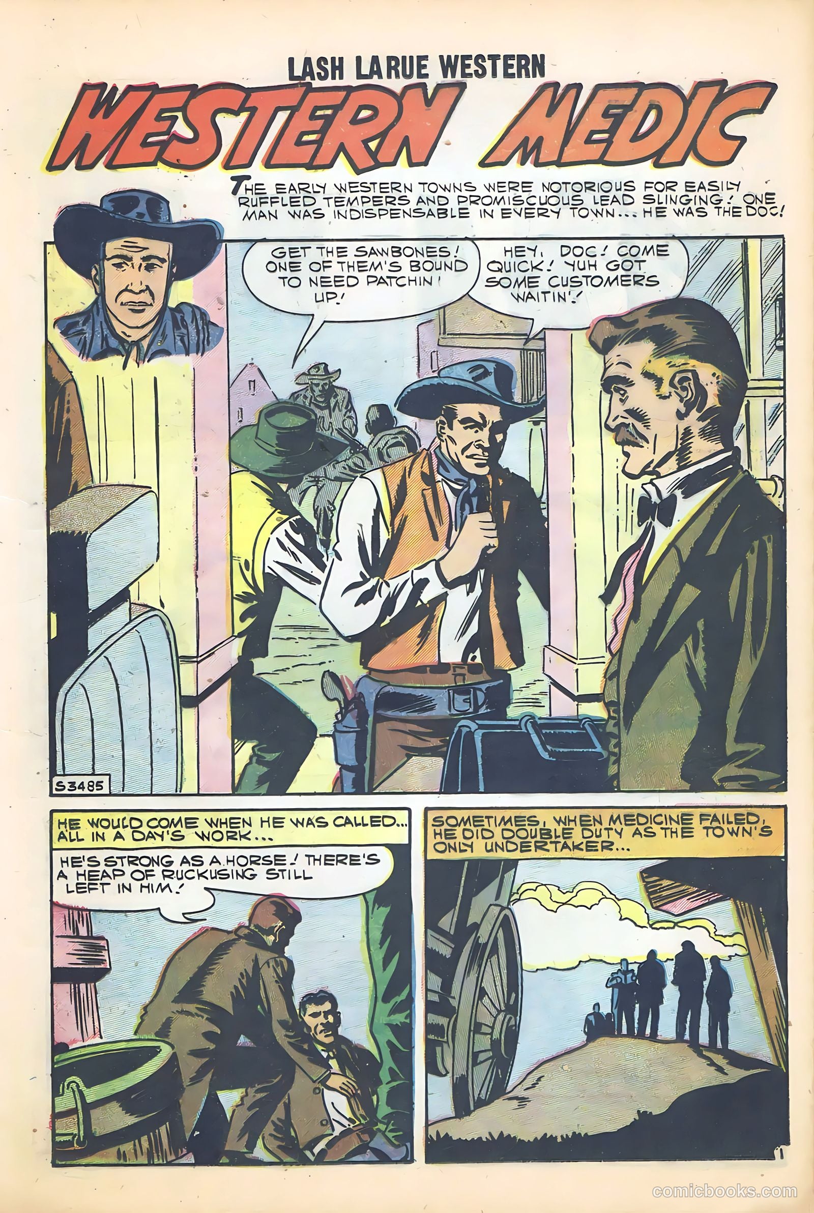 Lash La Rue Western #68 (1958) — page 25 of 68