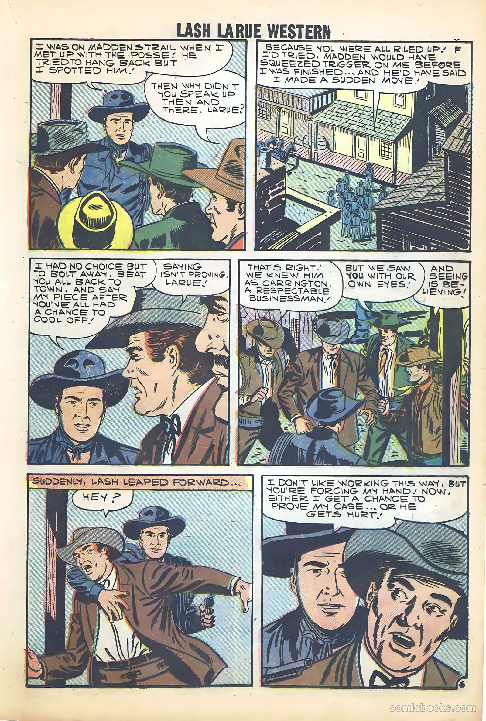 Lash La Rue Western #68 (1958) — page 33 of 68