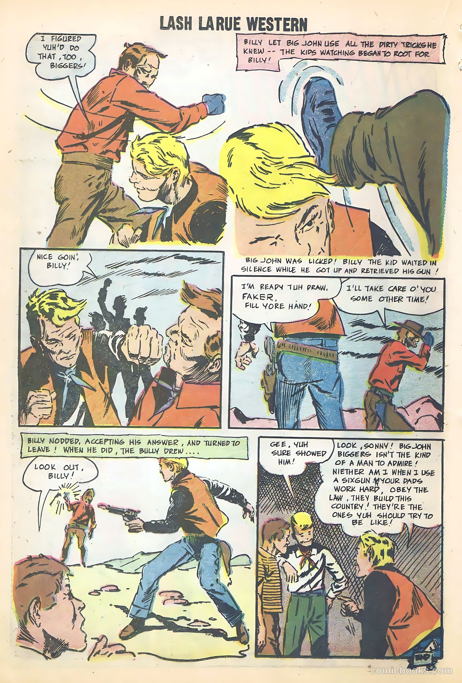 Lash La Rue Western #68 (1958) — page 36 of 68