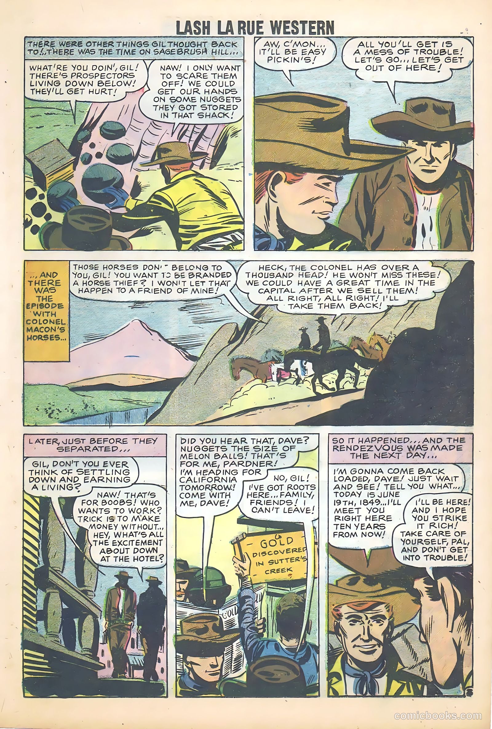 Lash La Rue Western #68 (1958) — page 39 of 68