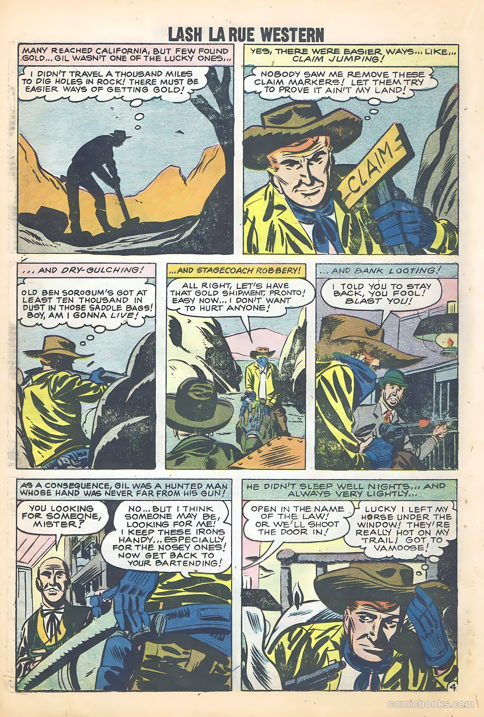 Lash La Rue Western #68 (1958) — page 40 of 68
