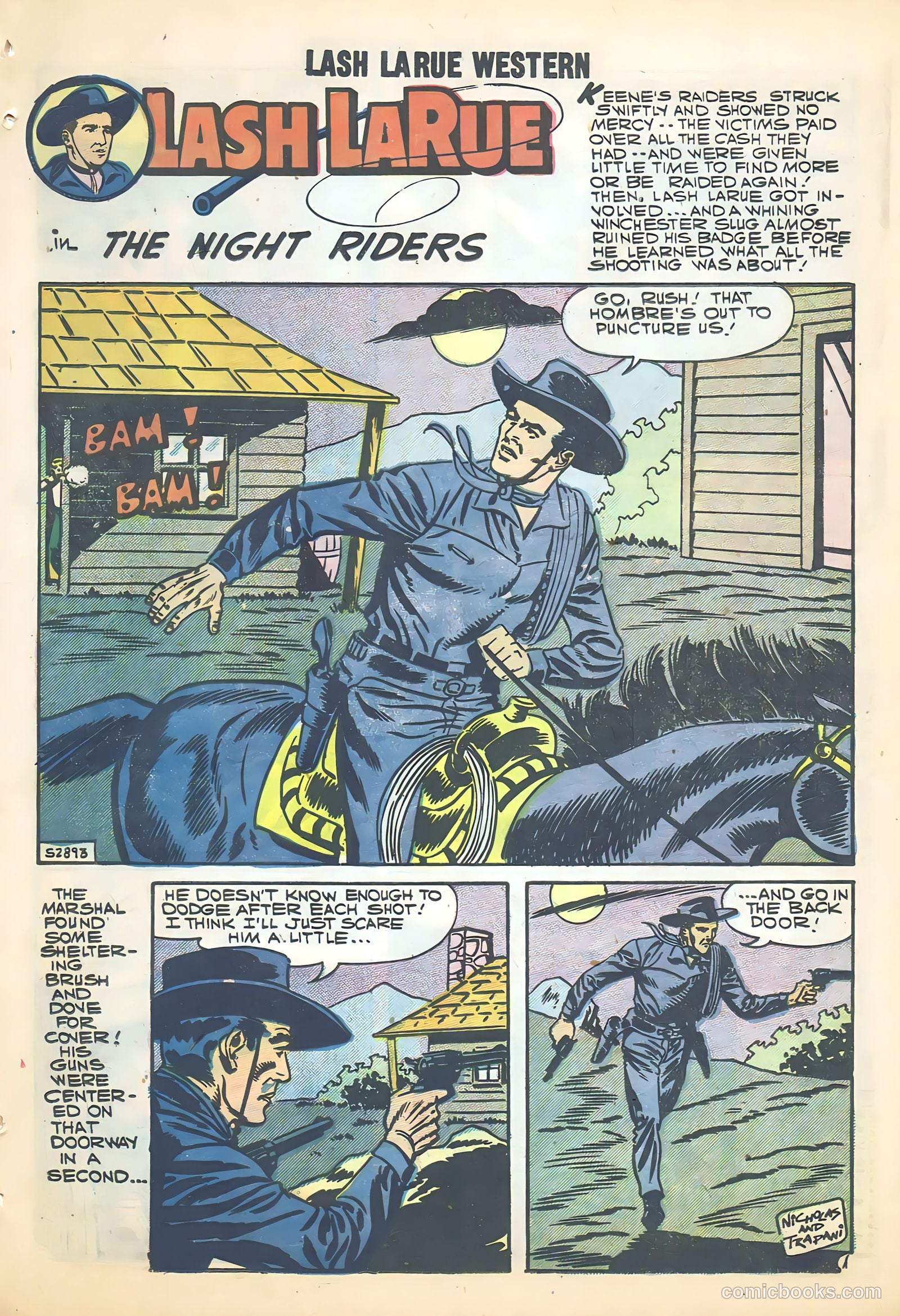 Lash La Rue Western #68 (1958) — page 43 of 68