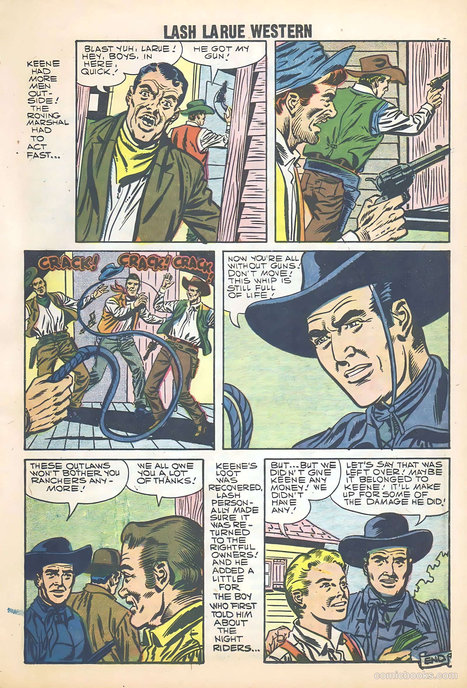 Lash La Rue Western #68 (1958) — page 47 of 68