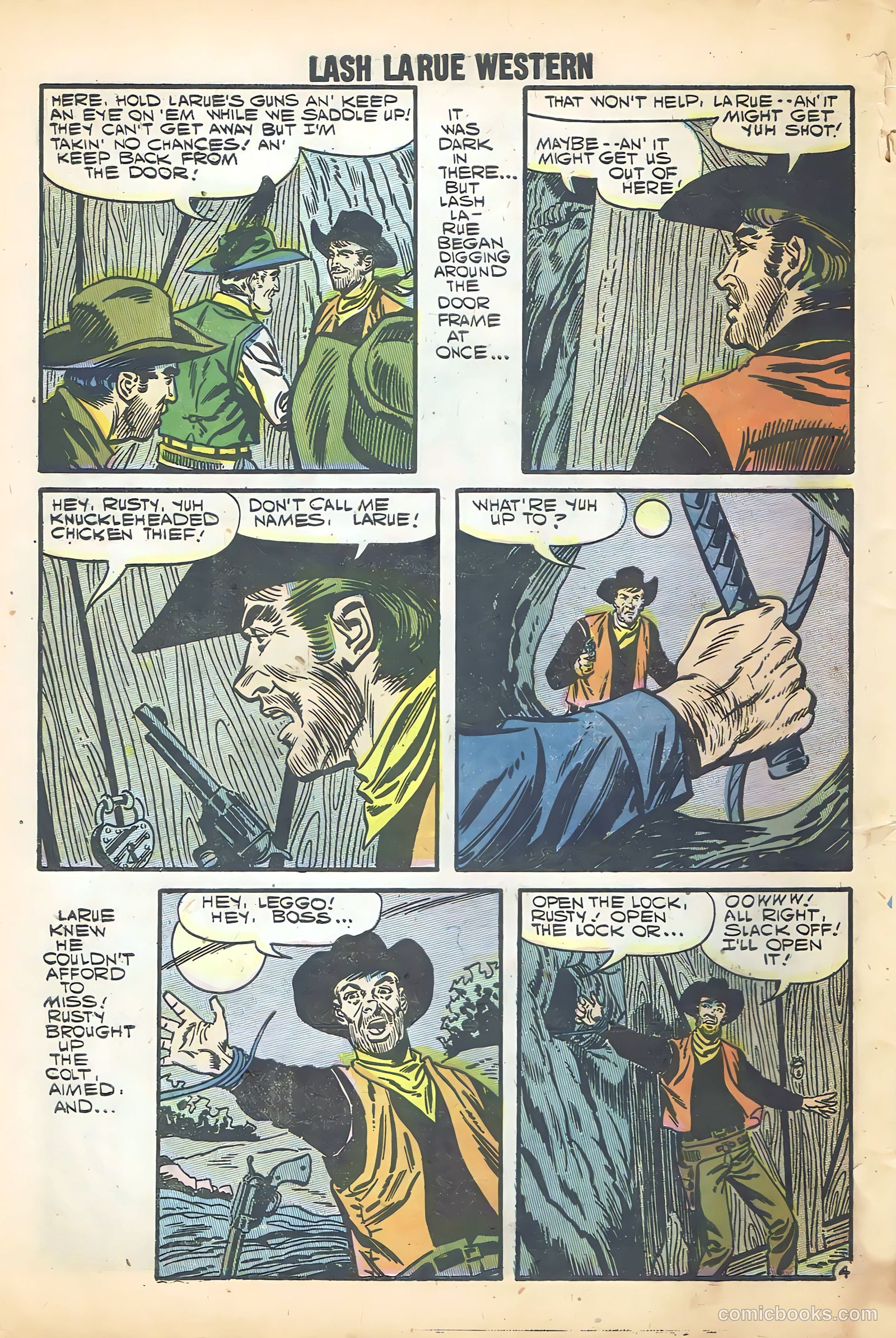 Lash La Rue Western #68 (1958) — page 64 of 68