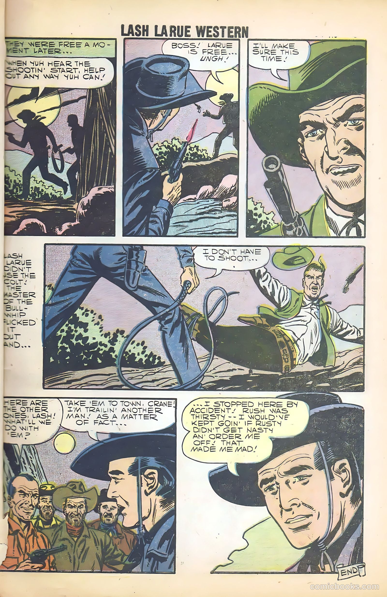 Lash La Rue Western #68 (1958) — page 65 of 68