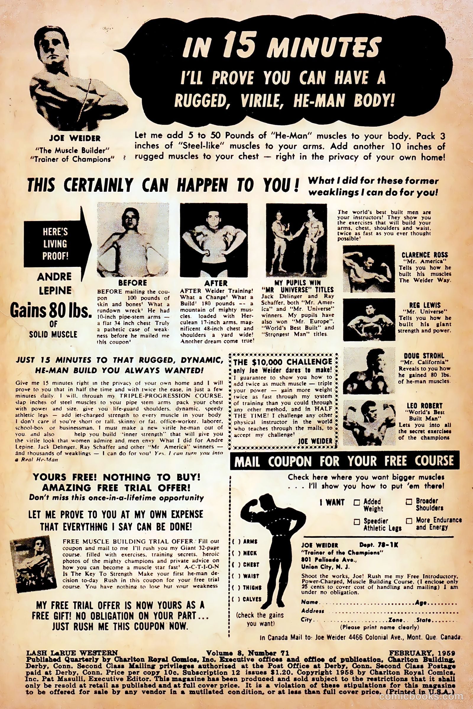 Lash La Rue Western #71 (1959) — page 3 of 37