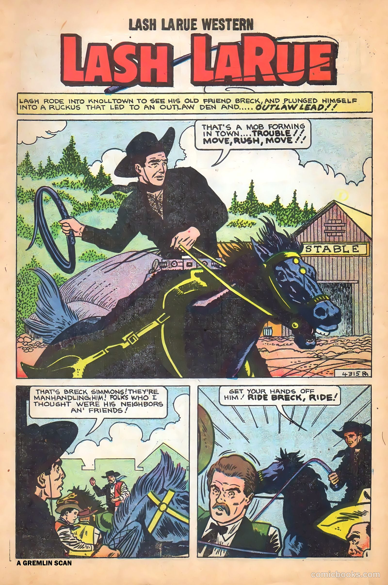 Lash La Rue Western #71 (1959) — page 4 of 37