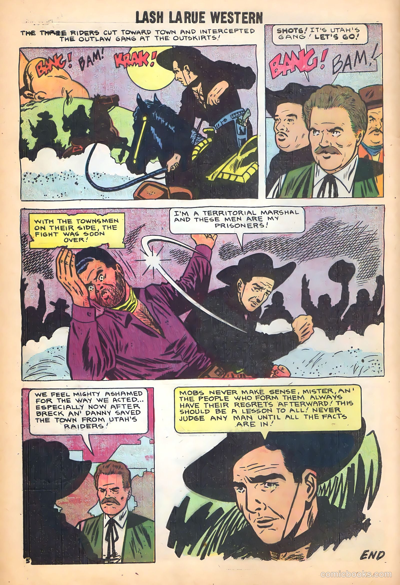 Lash La Rue Western #71 (1959) — page 9 of 37