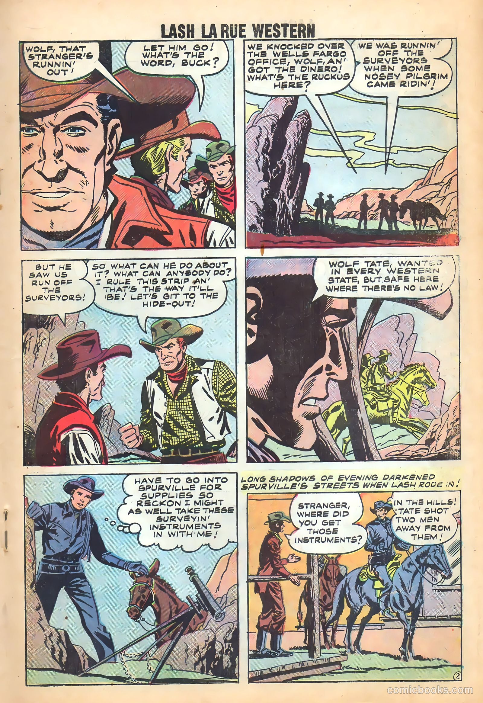 Lash La Rue Western #71 (1959) — page 20 of 37