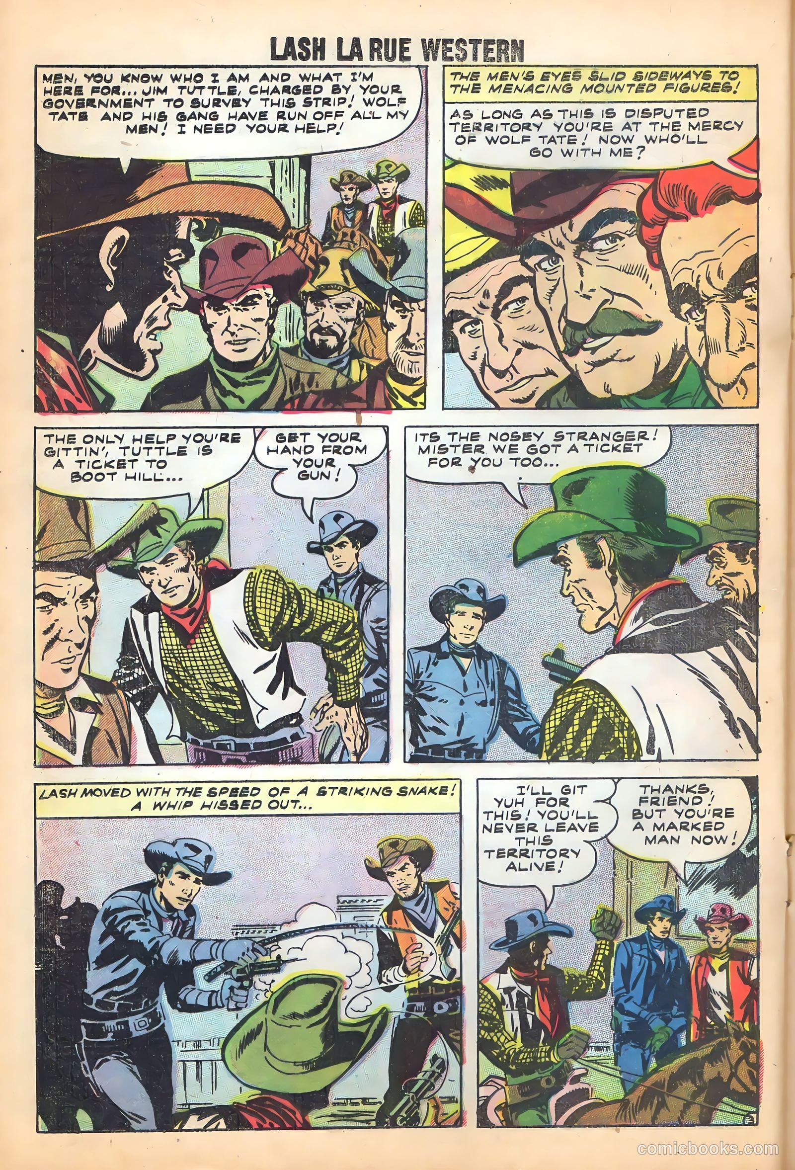 Lash La Rue Western #71 (1959) — page 21 of 37