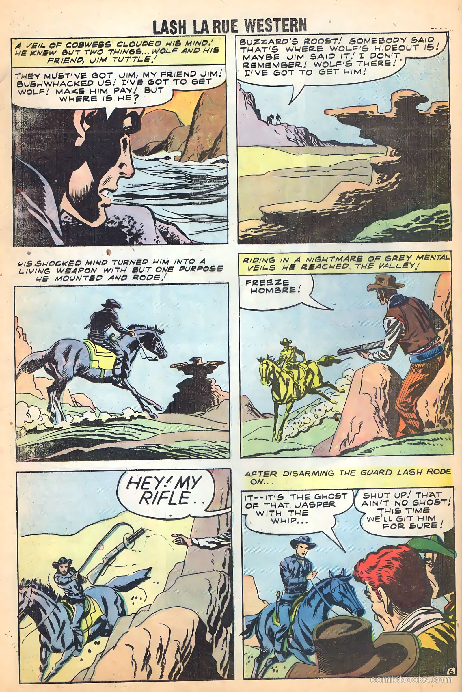 Lash La Rue Western #71 (1959) — page 25 of 37