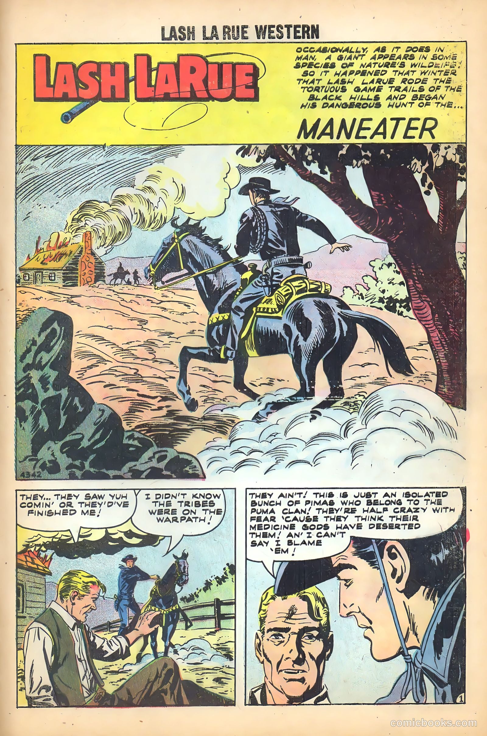 Lash La Rue Western #71 (1959) — page 30 of 37