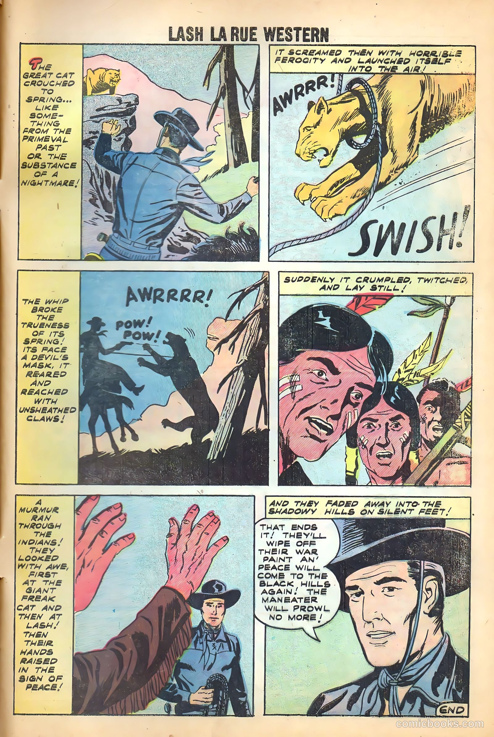 Lash La Rue Western #71 (1959) — page 34 of 37