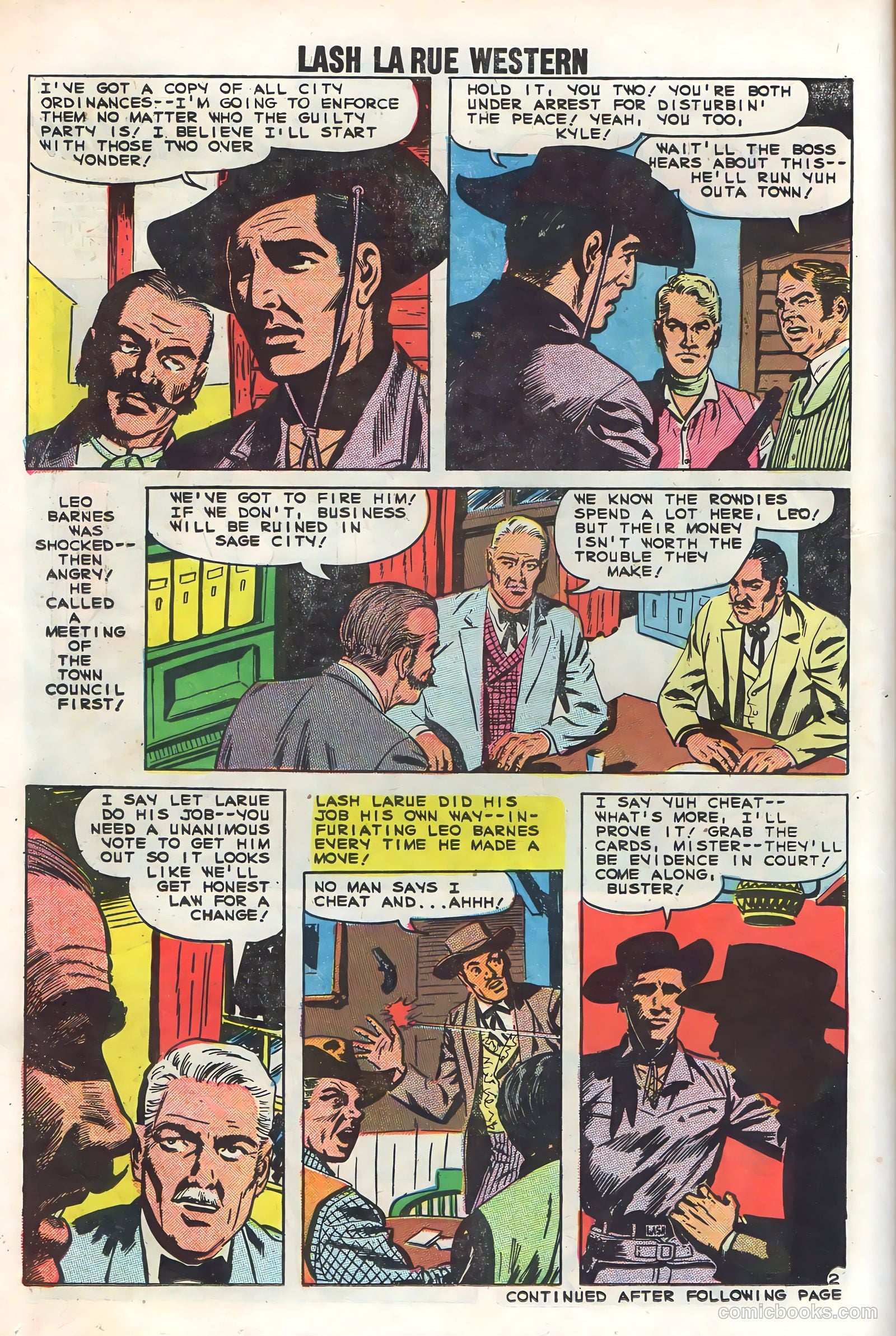 Lash La Rue Western #73 (1959) — page 14 of 36