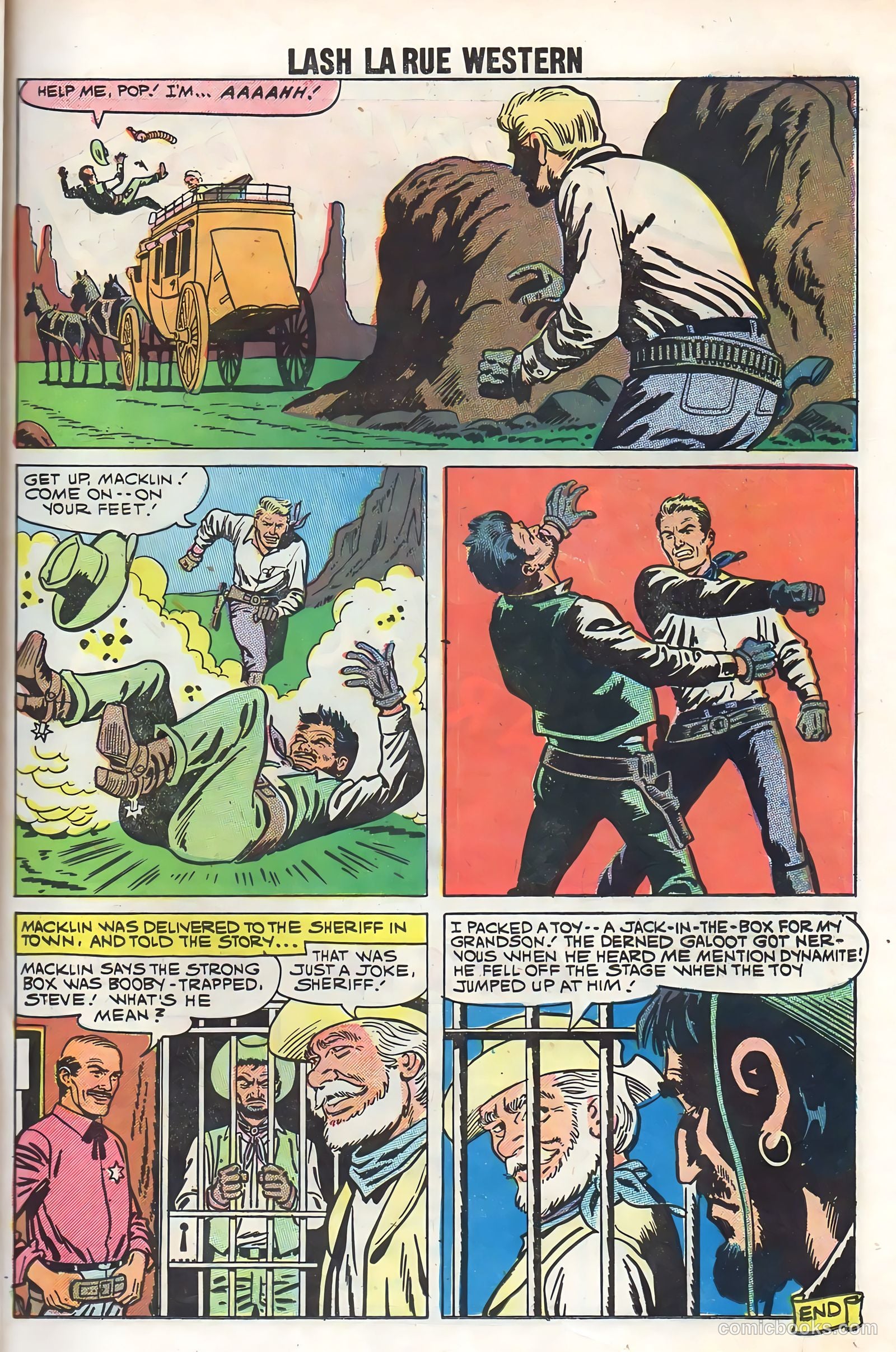 Lash La Rue Western #73 (1959) — page 23 of 36