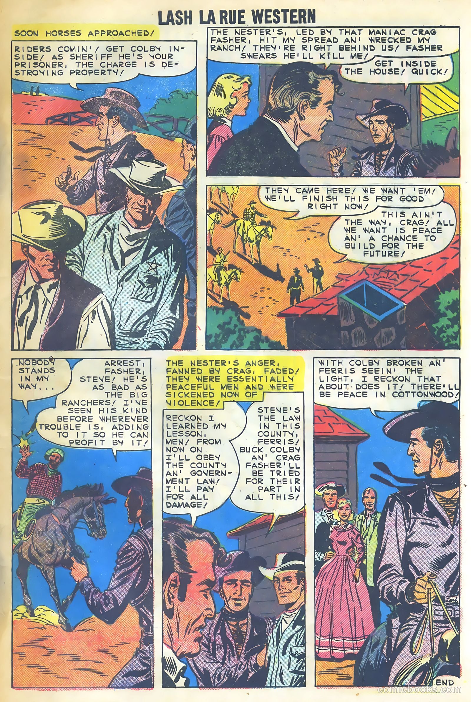 Lash La Rue Western #73 (1959) — page 33 of 36