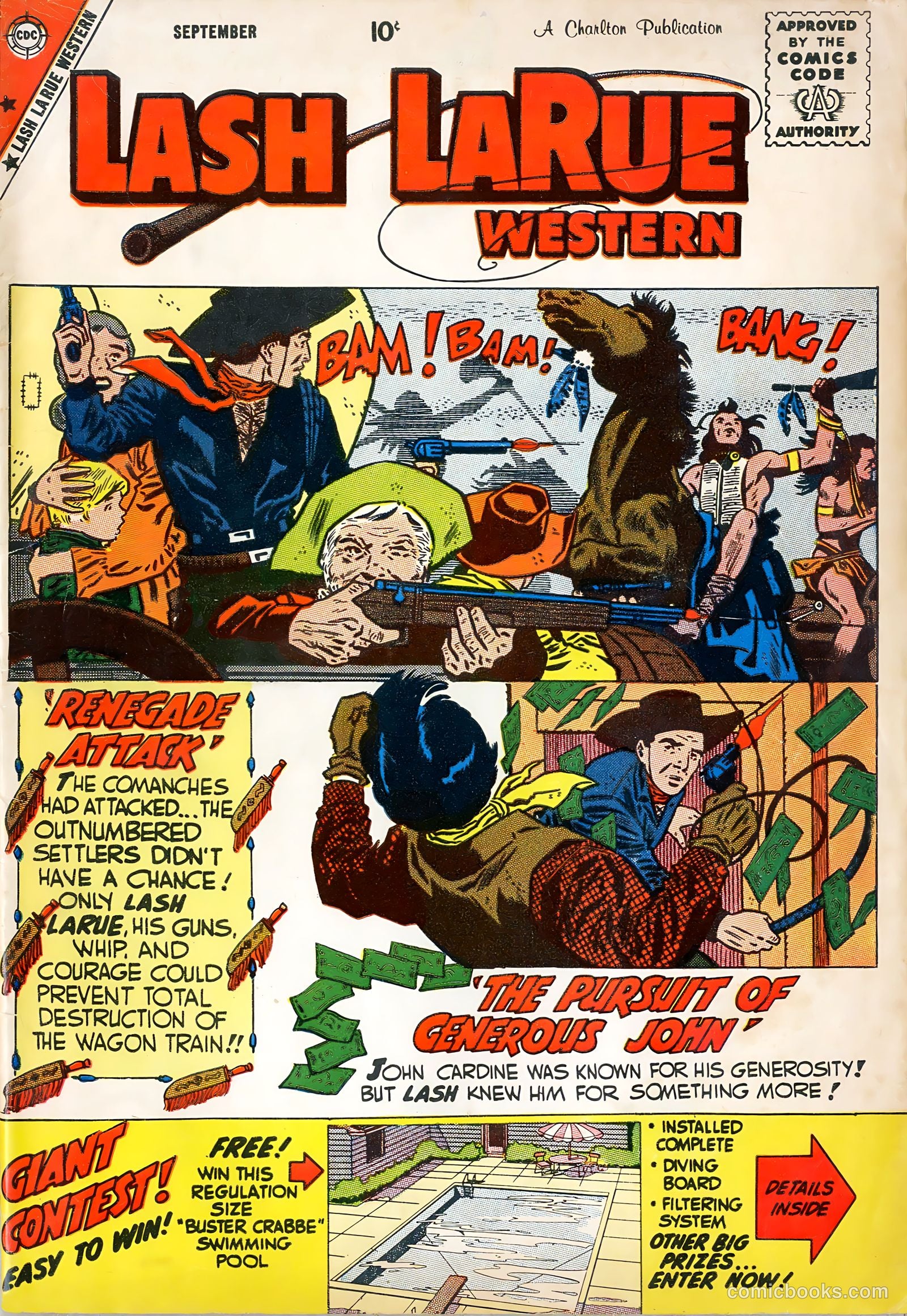 Lash La Rue Western #74 (1959) — page 1 of 36