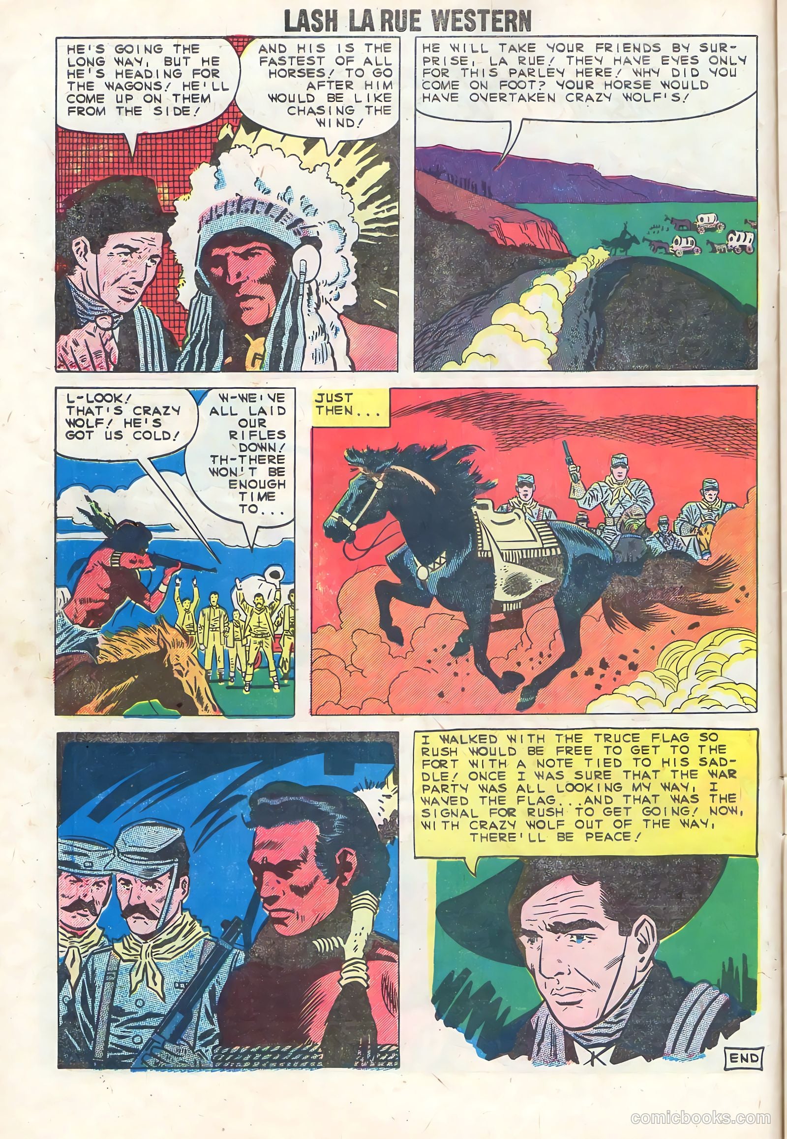 Lash La Rue Western #74 (1959) — page 10 of 36
