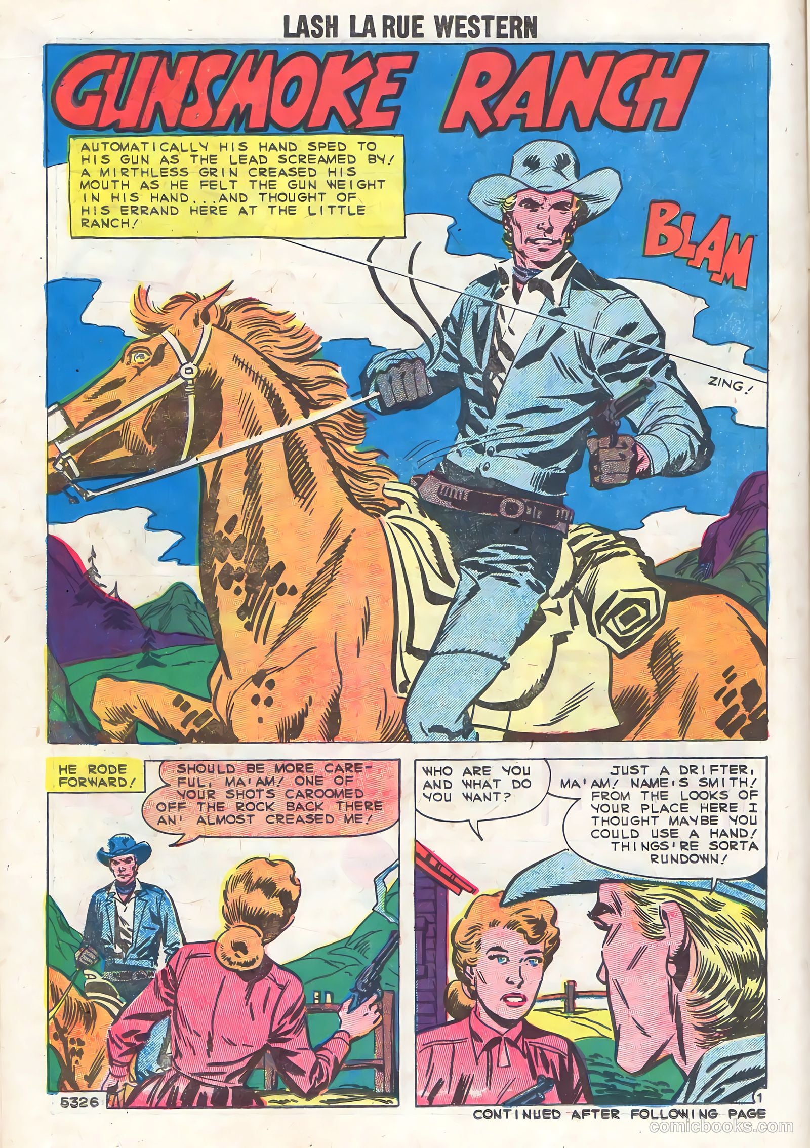 Lash La Rue Western #74 (1959) — page 14 of 36