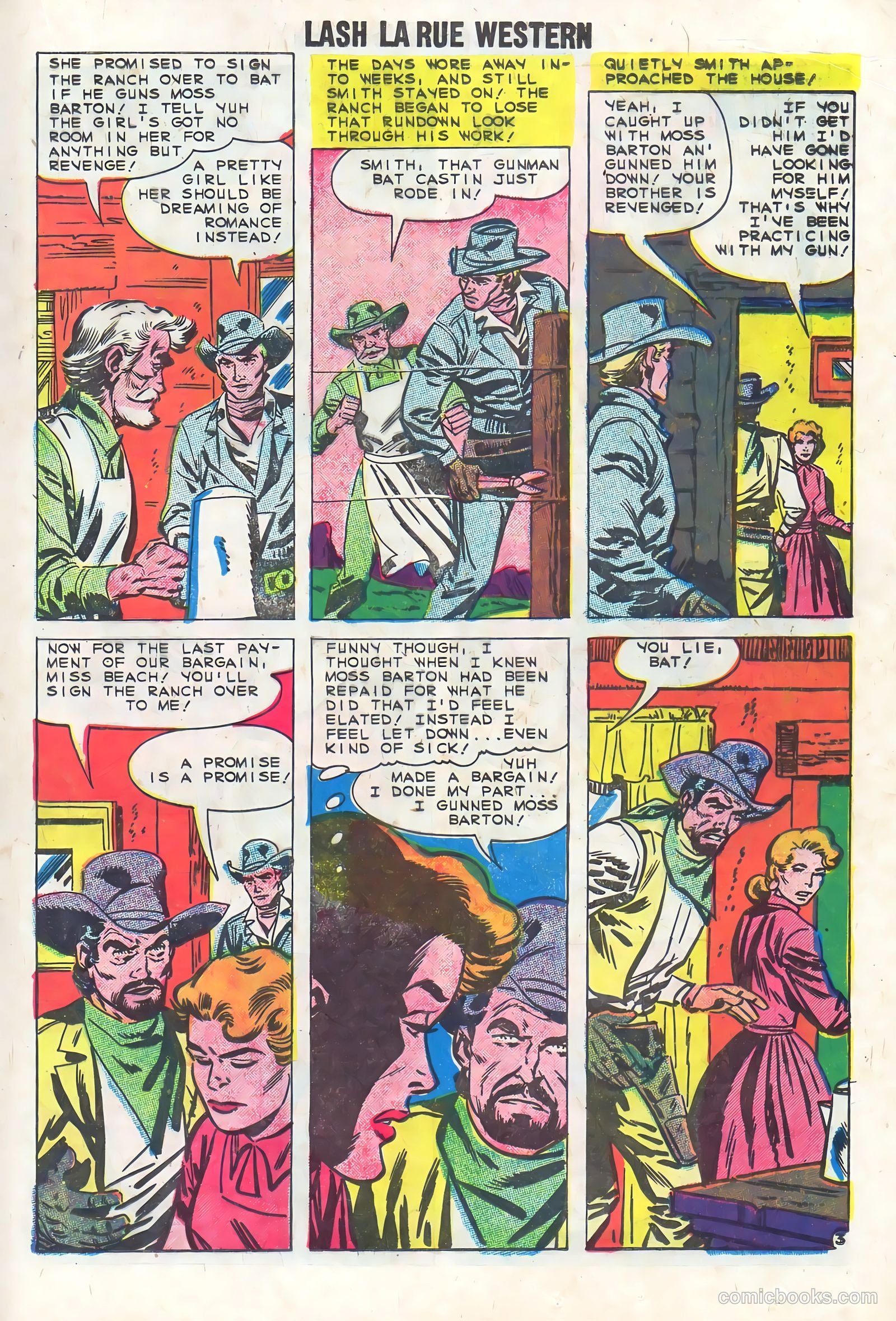 Lash La Rue Western #74 (1959) — page 17 of 36