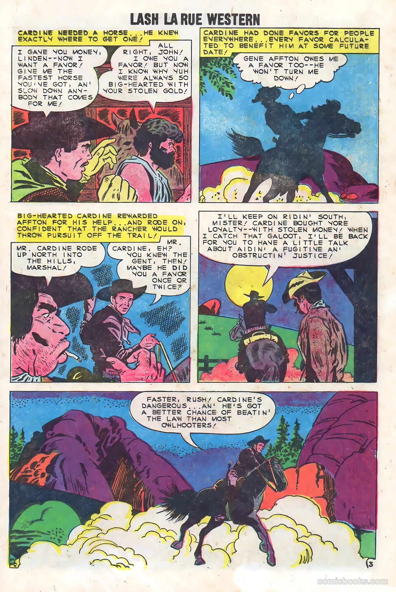 Lash La Rue Western #74 (1959) — page 25 of 36