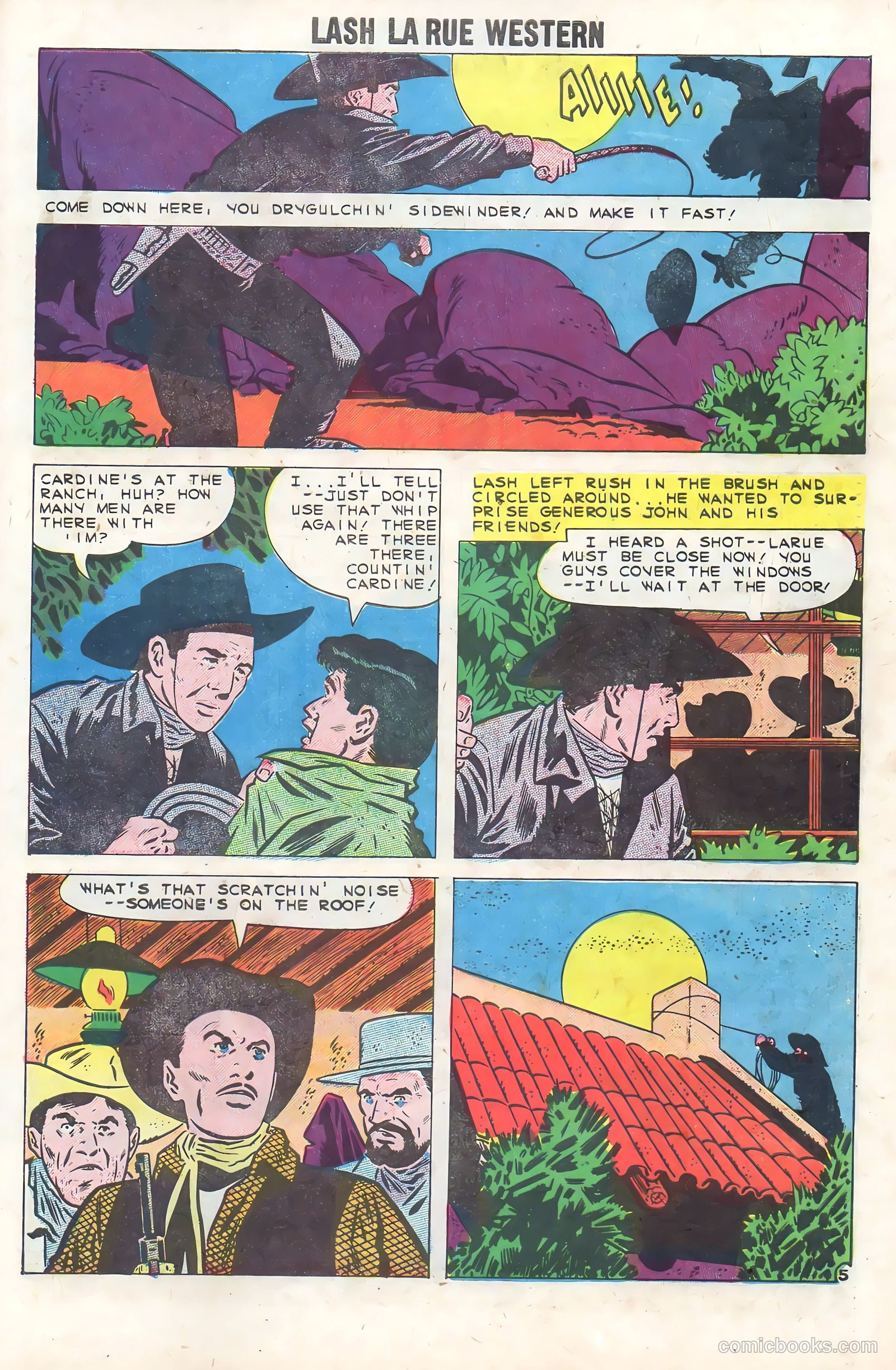 Lash La Rue Western #74 (1959) — page 27 of 36
