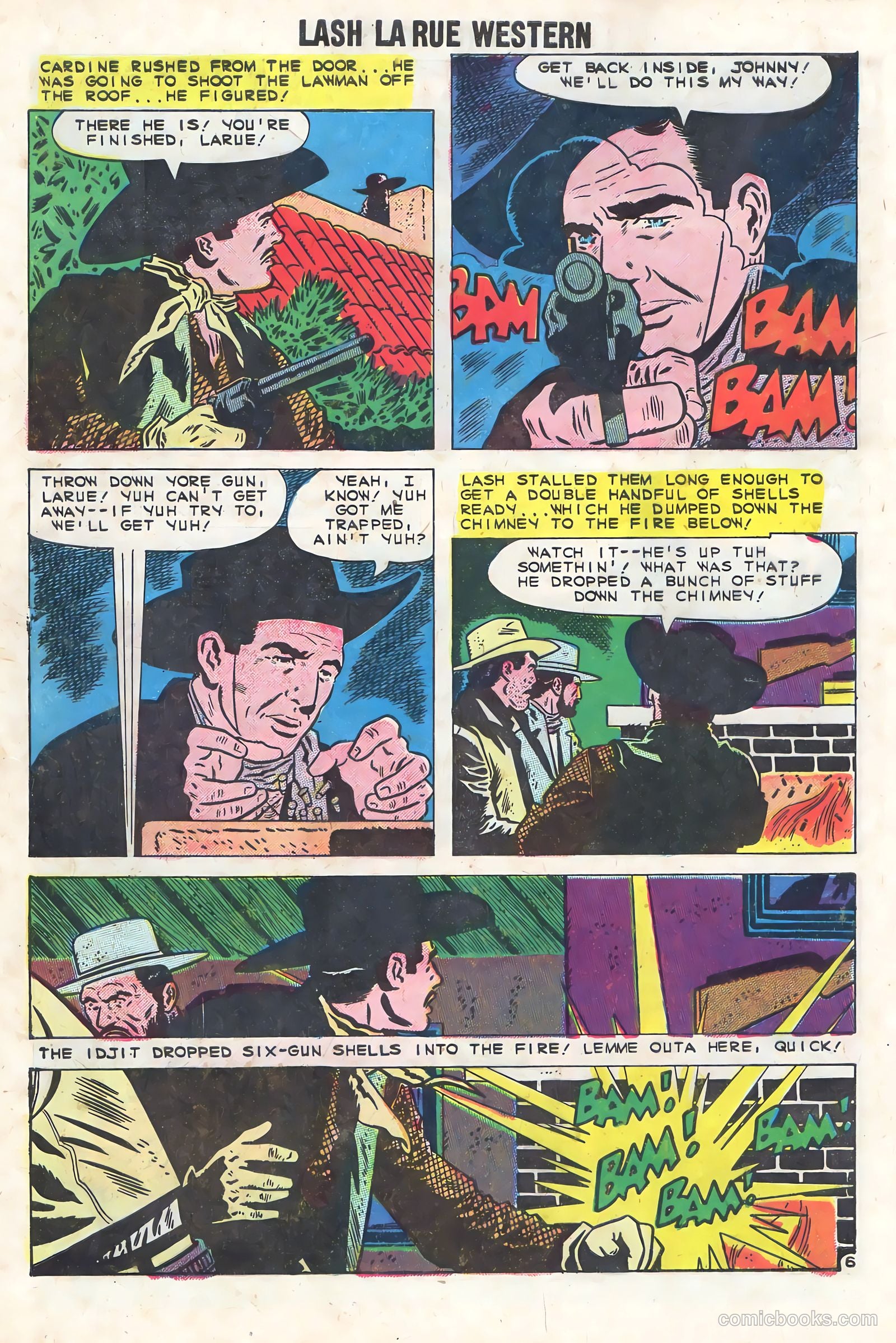Lash La Rue Western #74 (1959) — page 28 of 36