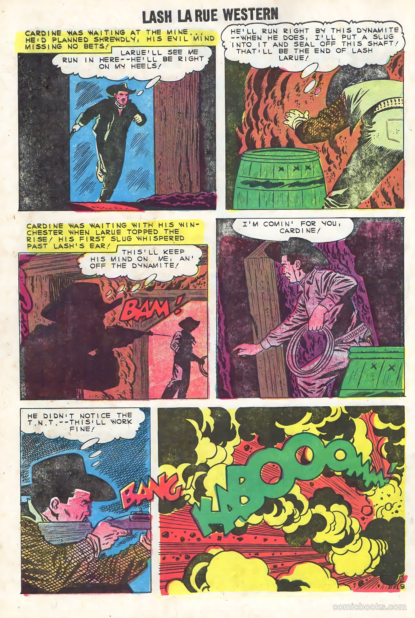 Lash La Rue Western #74 (1959) — page 32 of 36