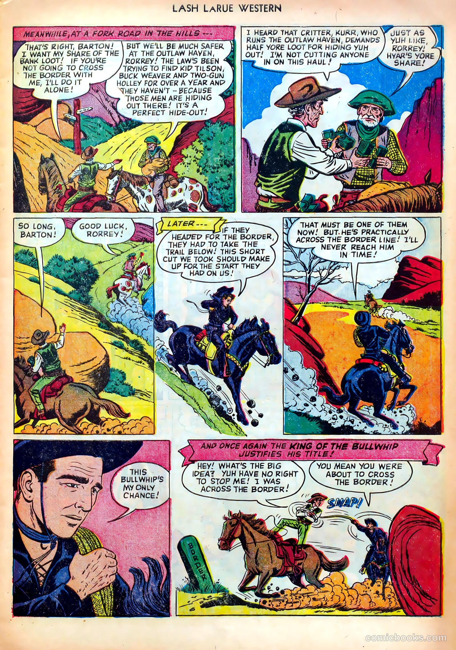 Lash LaRue Western #25 (1952) — page 5
