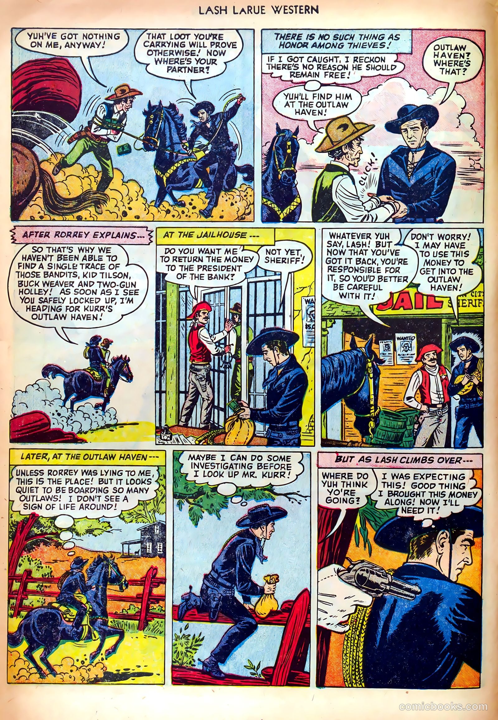 Lash LaRue Western #25 (1952) — page 6