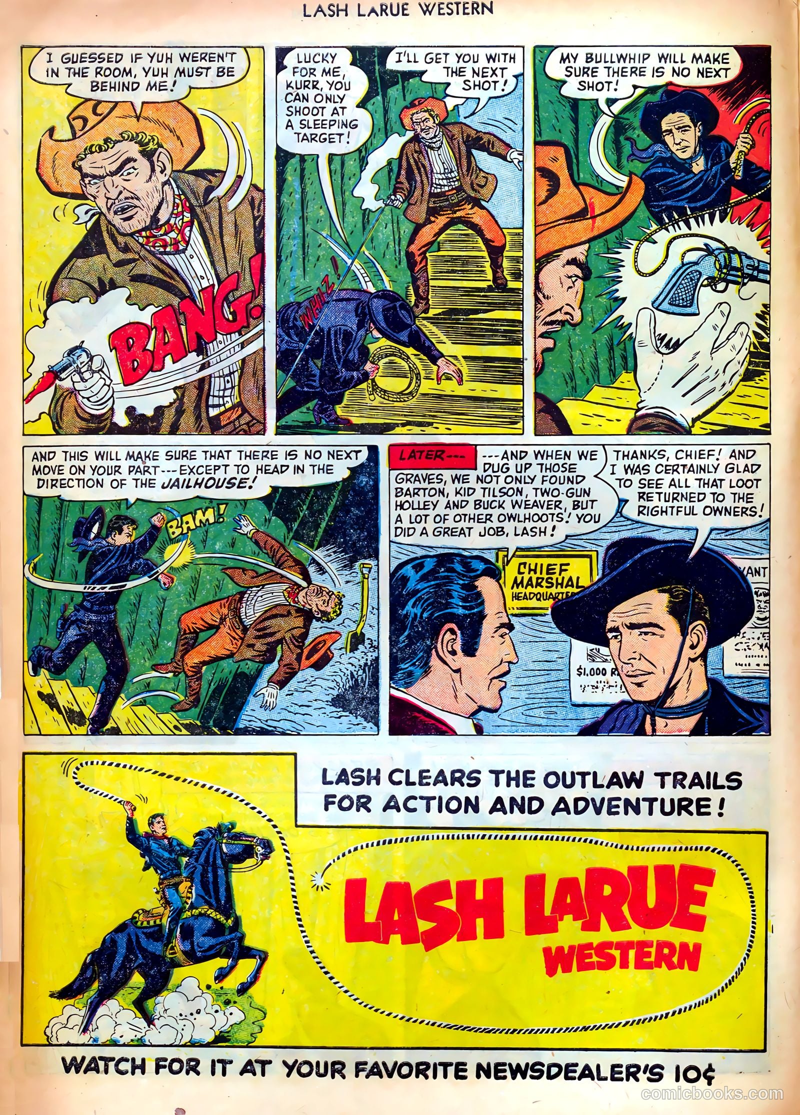 Lash LaRue Western #25 (1952) — page 10