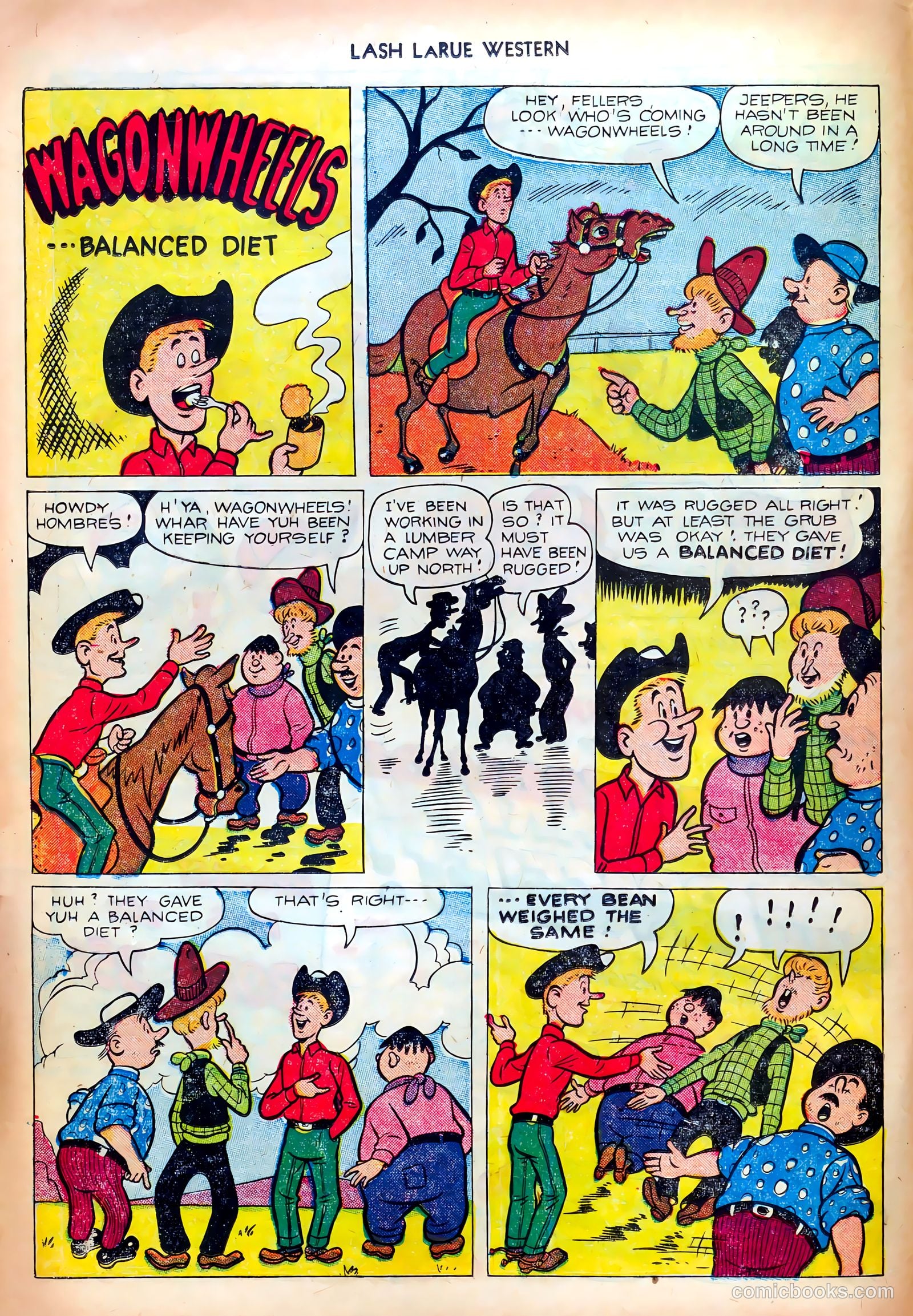 Lash LaRue Western #25 (1952) — page 12