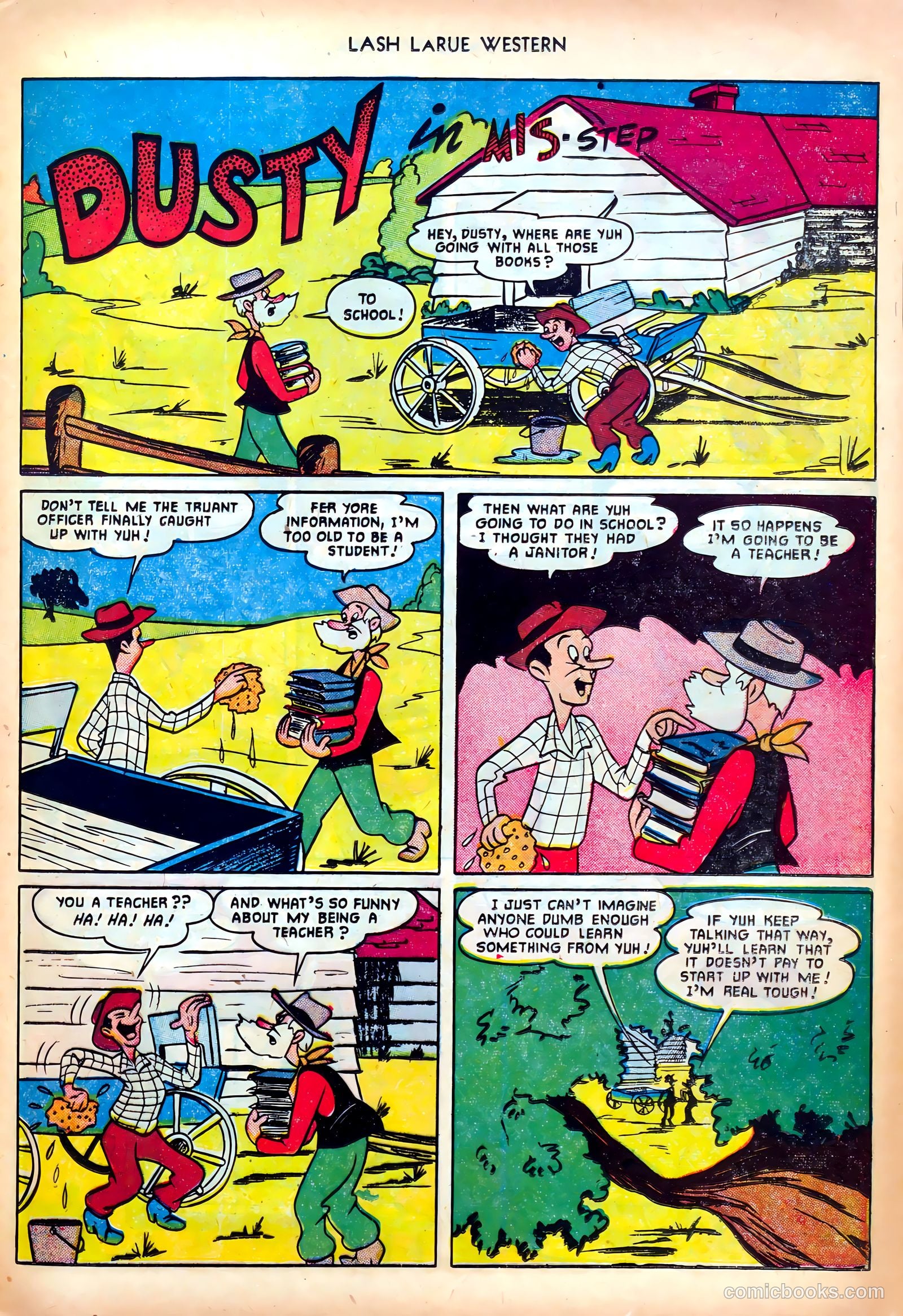 Lash LaRue Western #25 (1952) — page 13