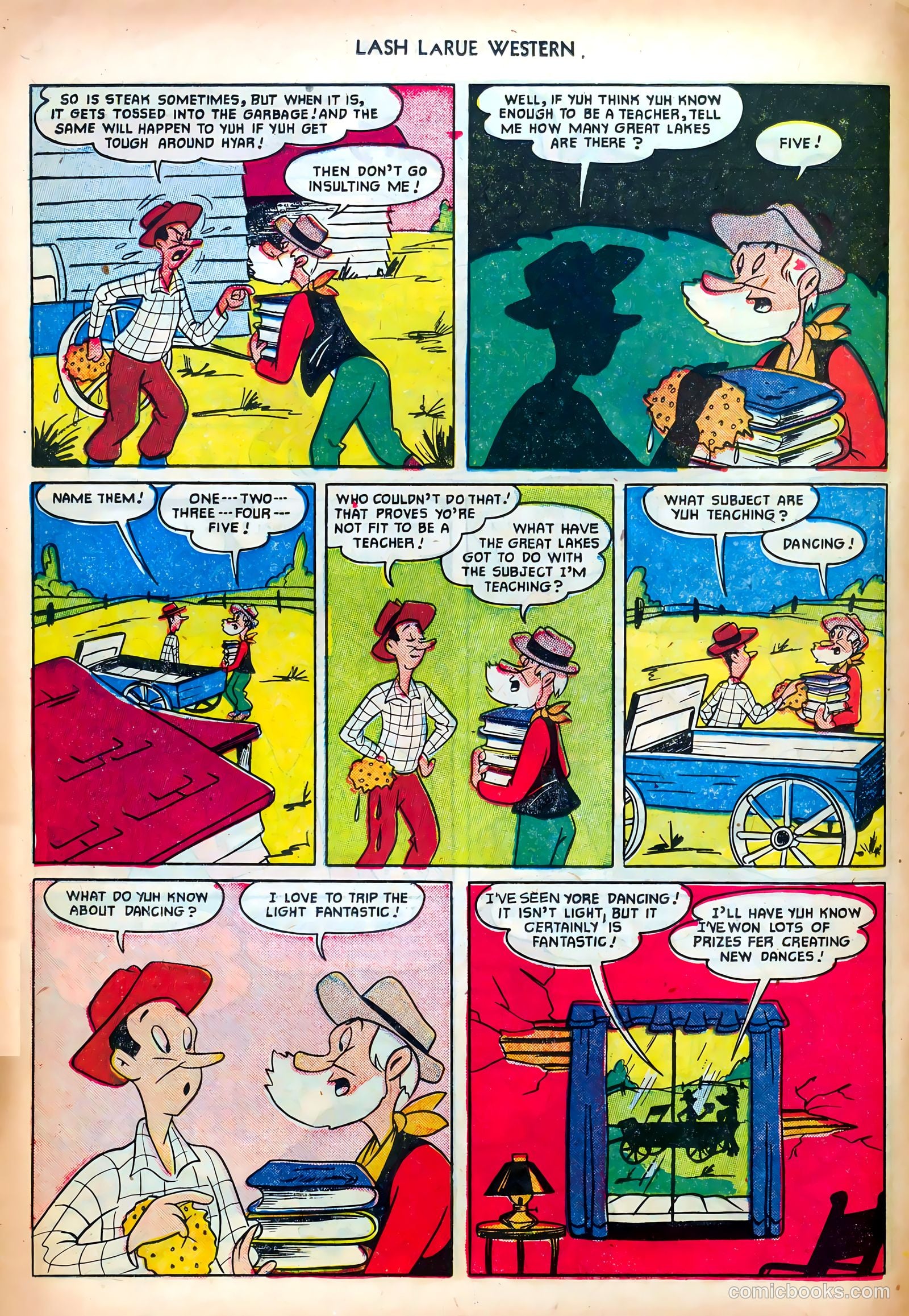 Lash LaRue Western #25 (1952) — page 14