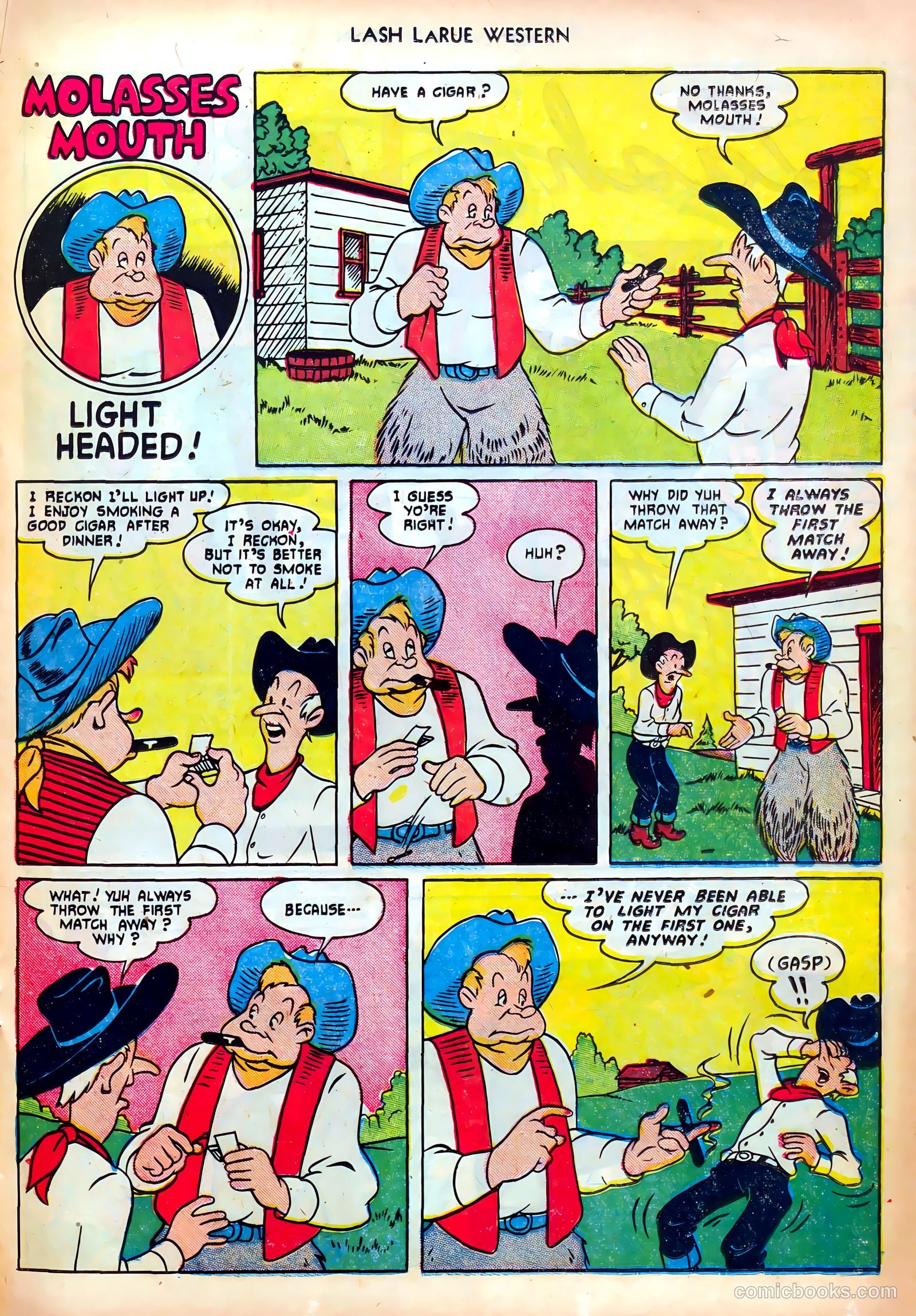 Lash LaRue Western #25 (1952) — page 17