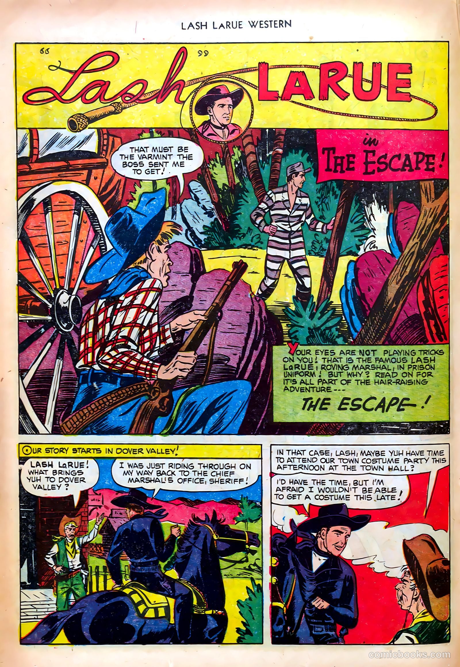 Lash LaRue Western #25 (1952) — page 18