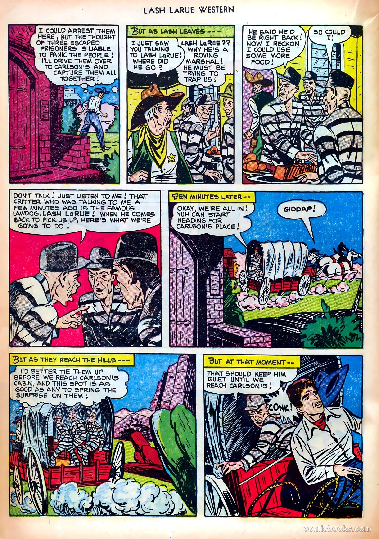 Lash LaRue Western #25 (1952) — page 22