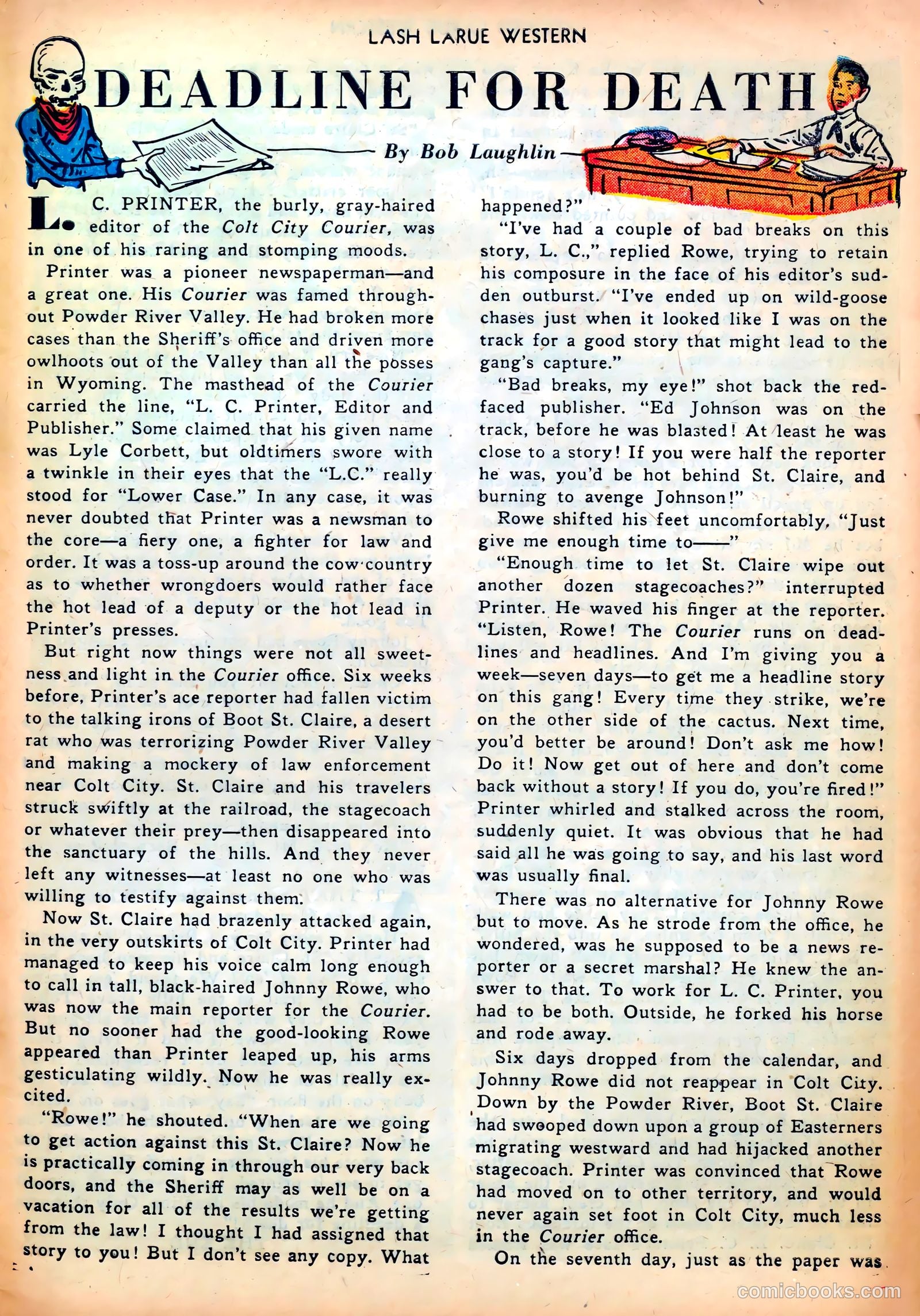 Lash LaRue Western #25 (1952) — page 27