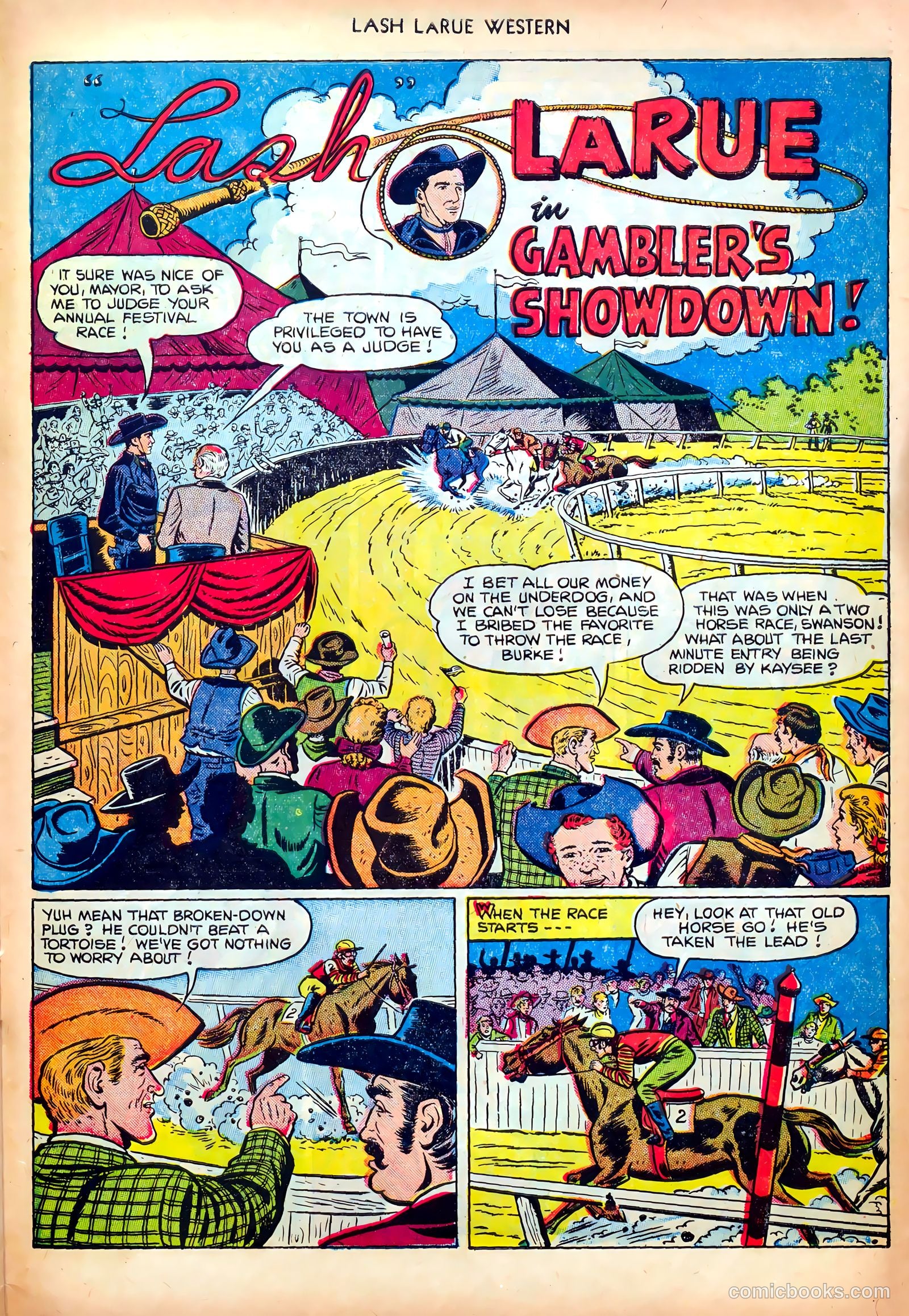 Lash LaRue Western #25 (1952) — page 29