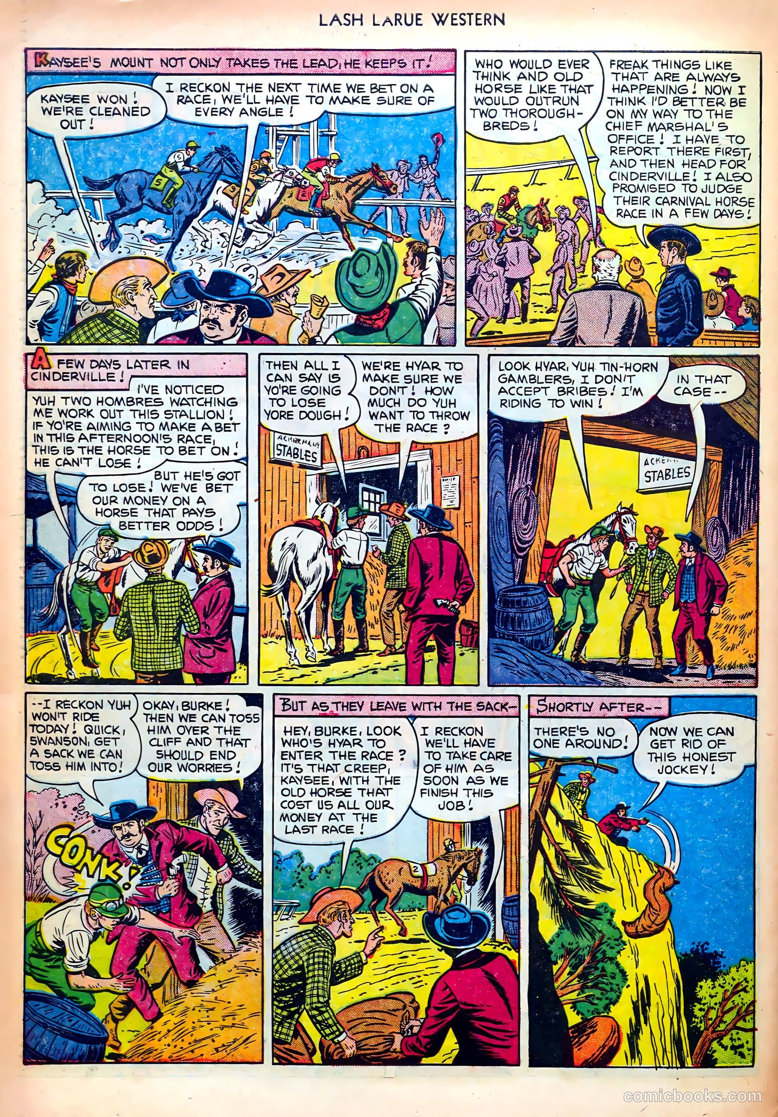 Lash LaRue Western #25 (1952) — page 30