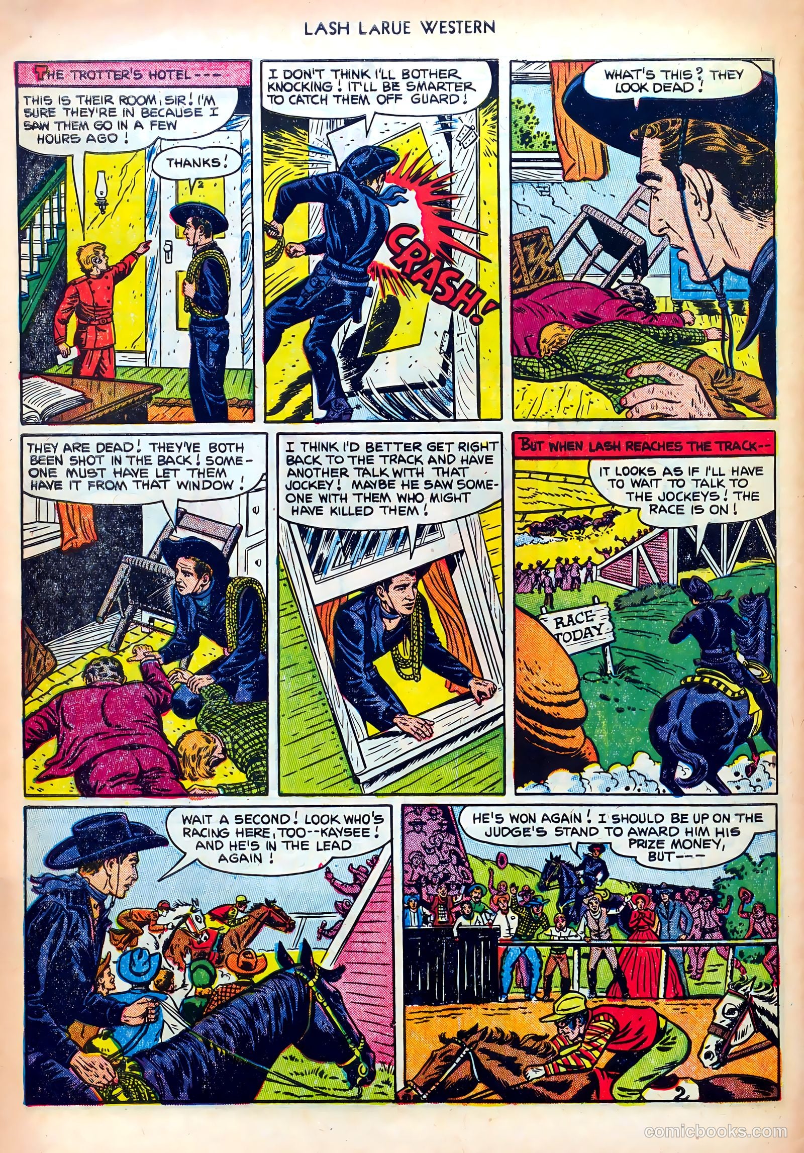 Lash LaRue Western #25 (1952) — page 32