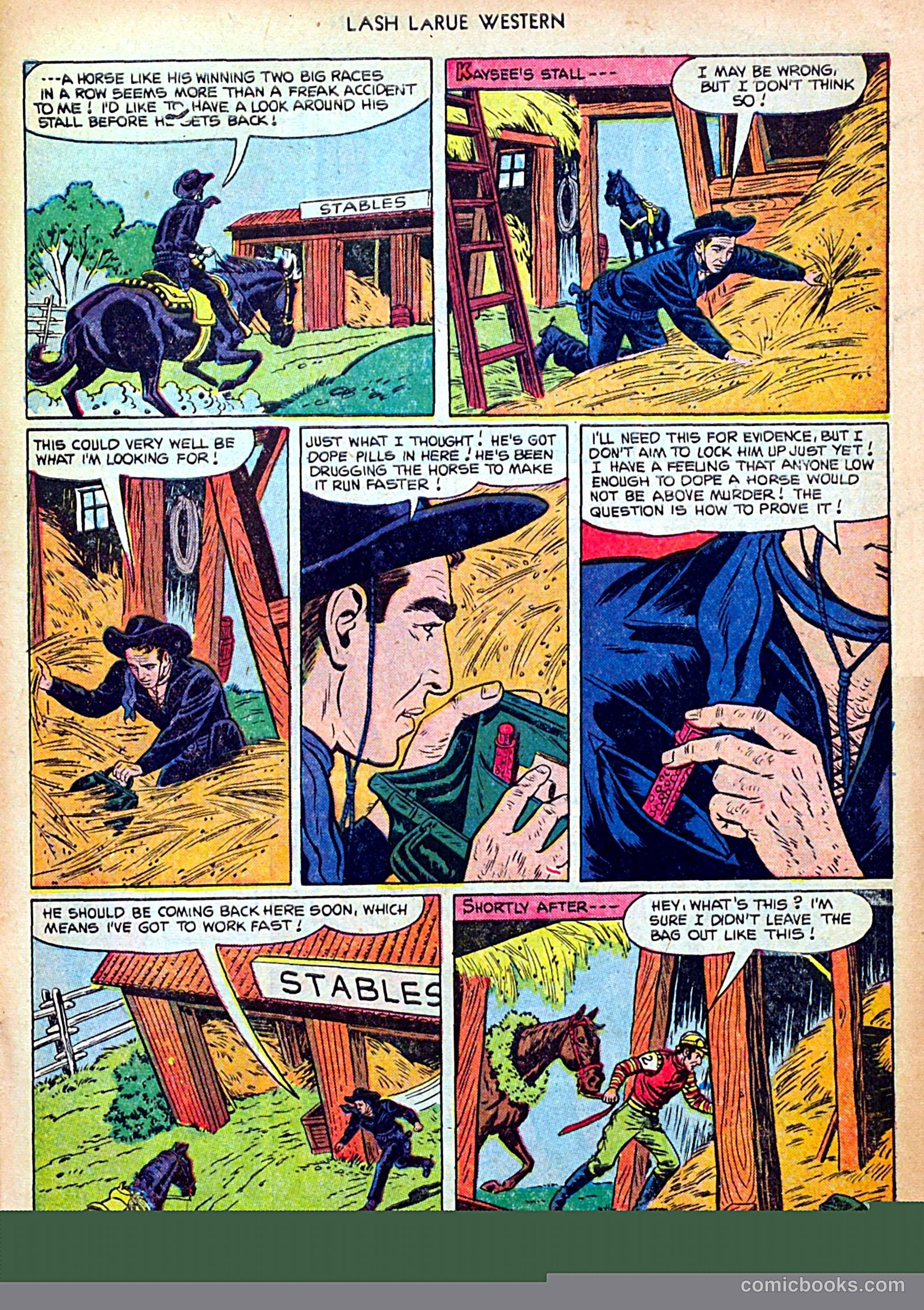 Lash LaRue Western #25 (1952) — page 33